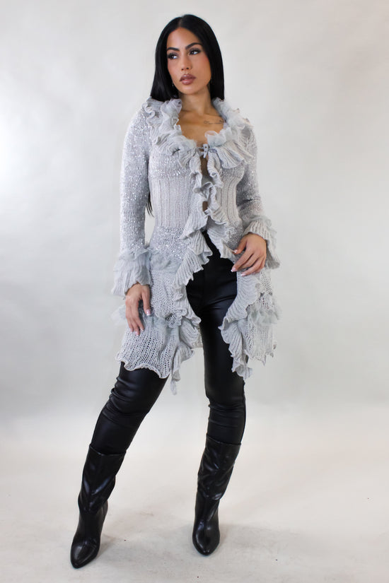 Playful Mood Blouse - Grey