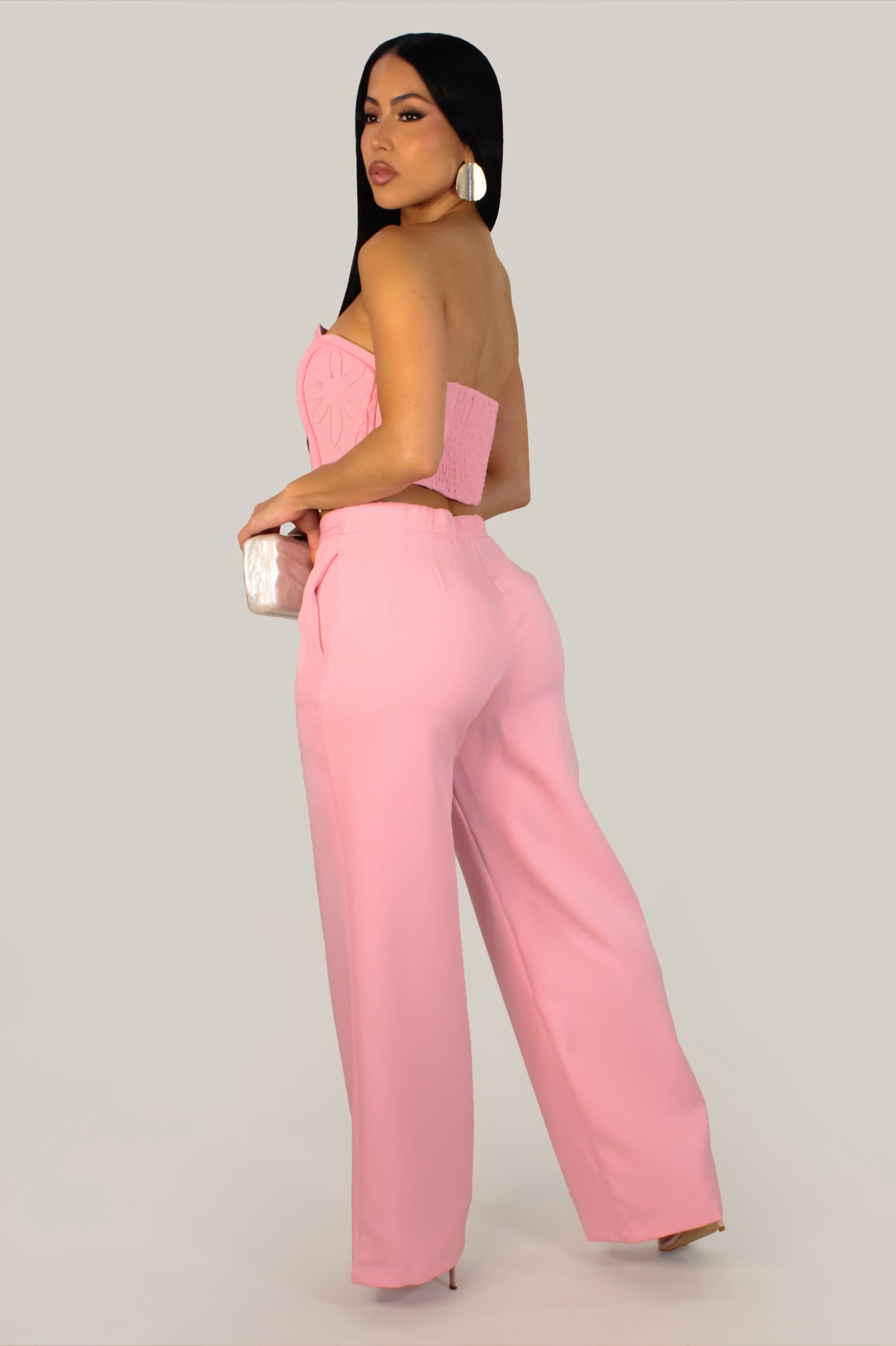 Riviera Pant Set - Pink