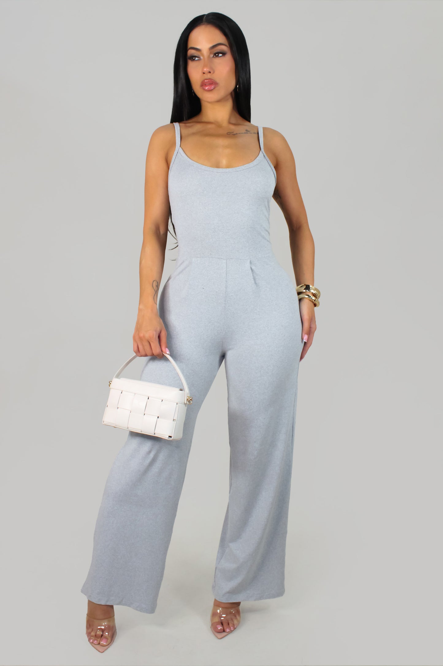 Marianne Jumpsuit - Gray