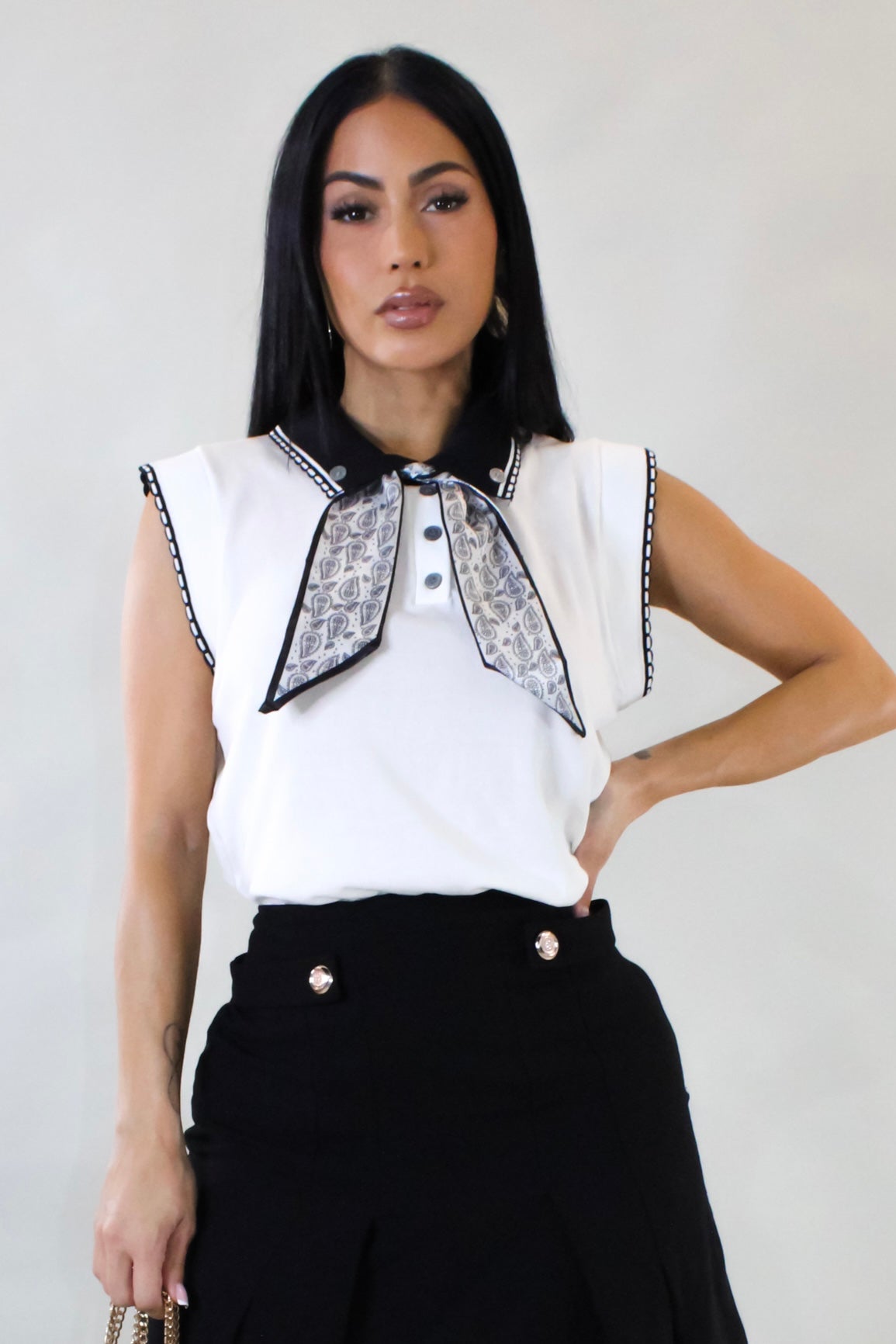 Better Off Top - White