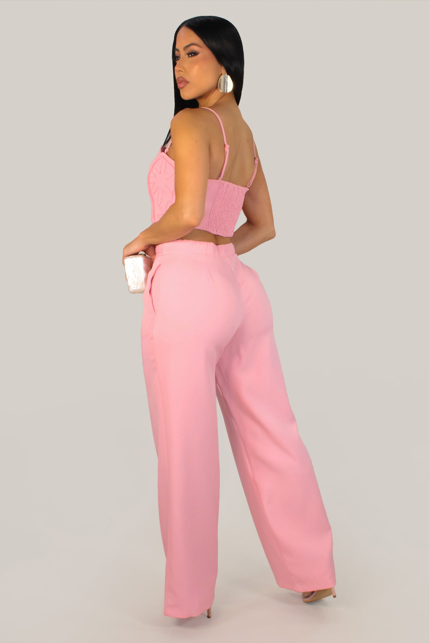 Riviera Pant Set - Pink