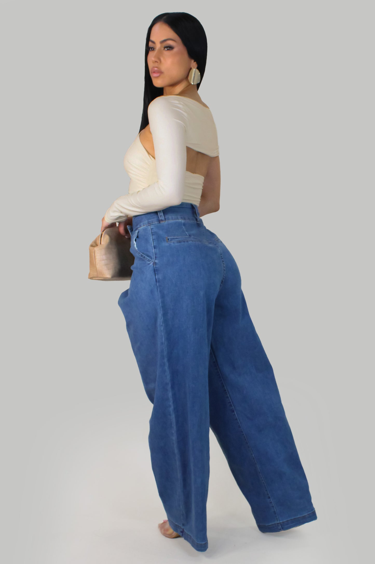 Motion Wrap Pants -Blue