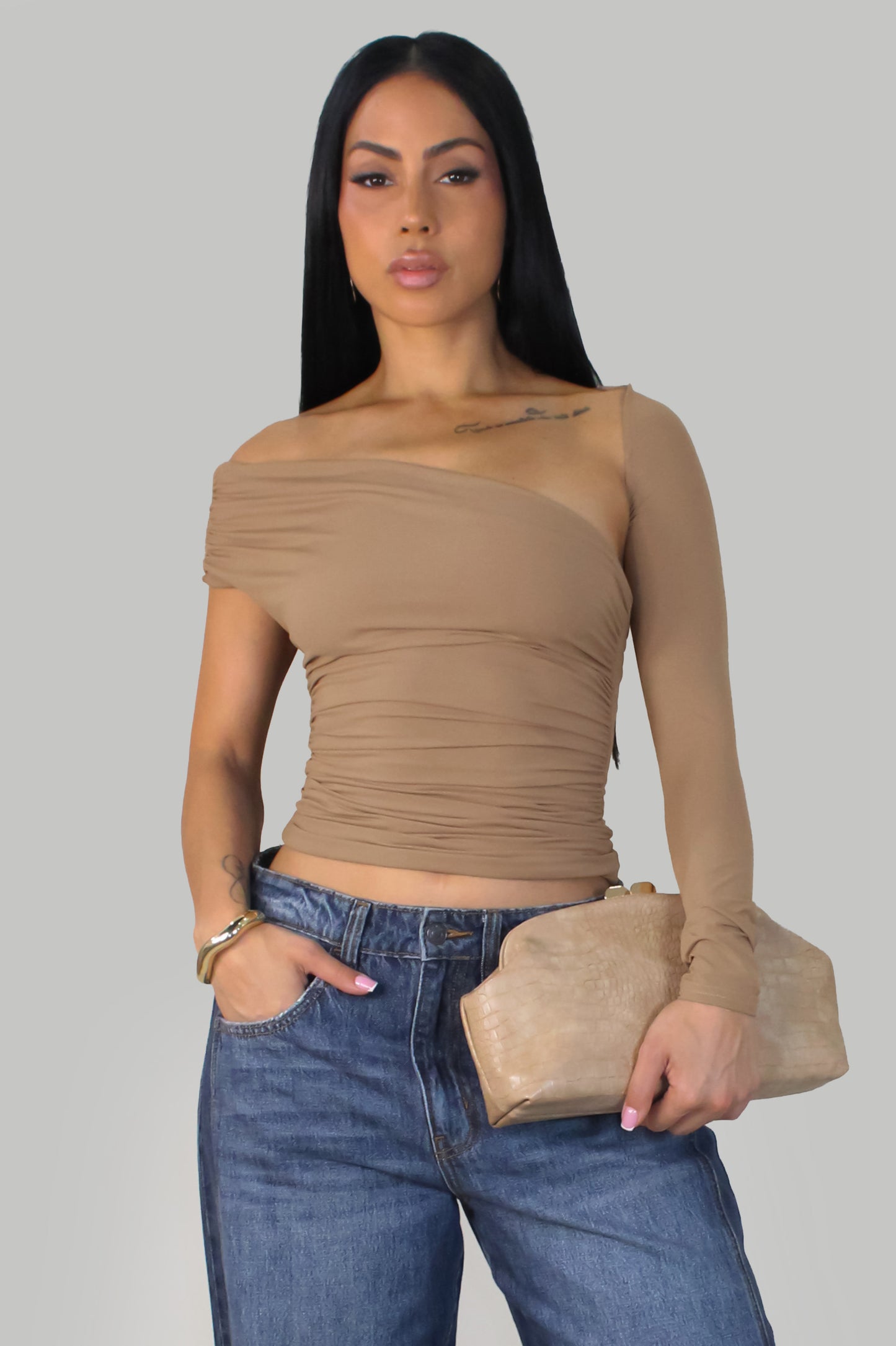 Eclipse Top - Brown