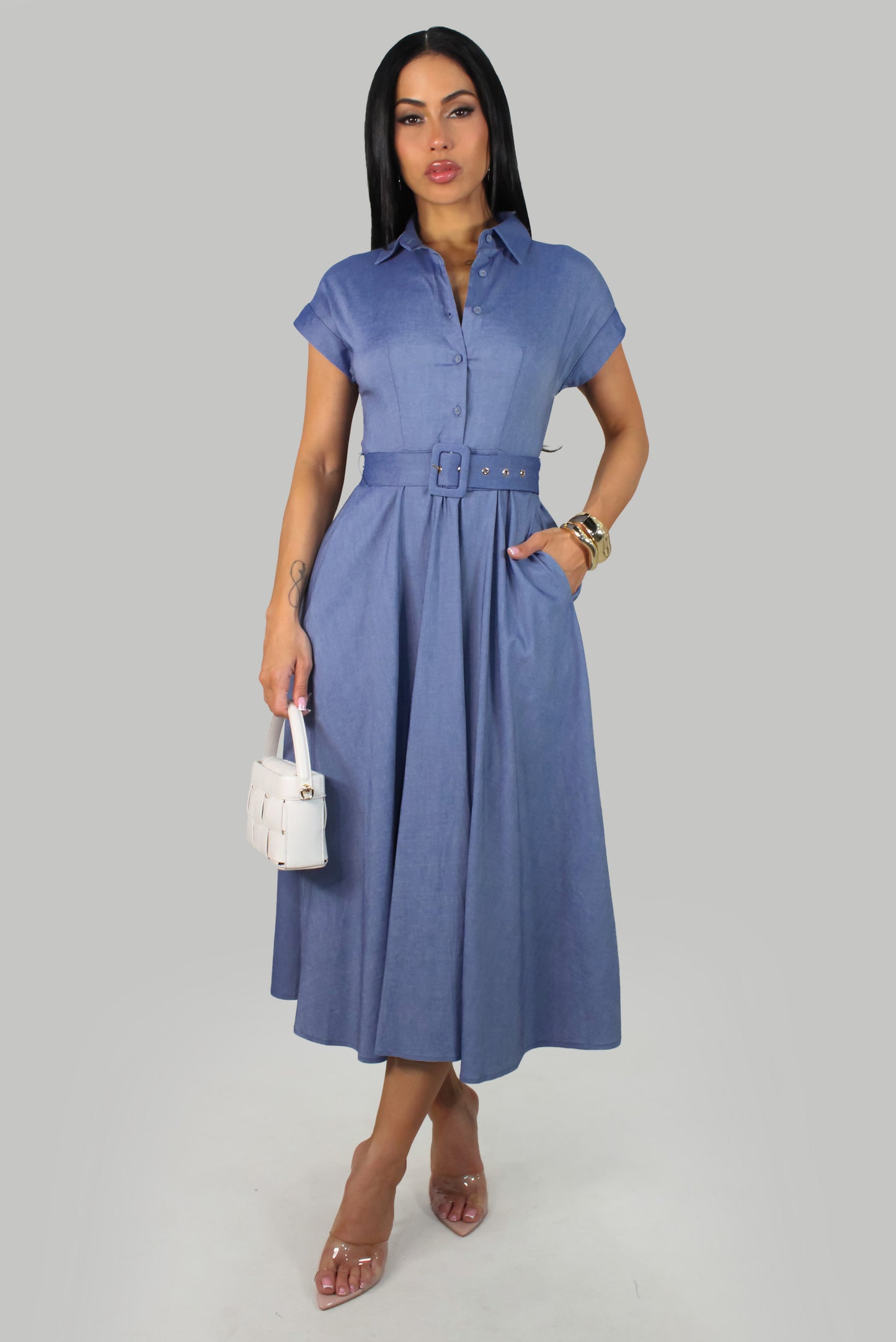 Elevated Dress - Blue