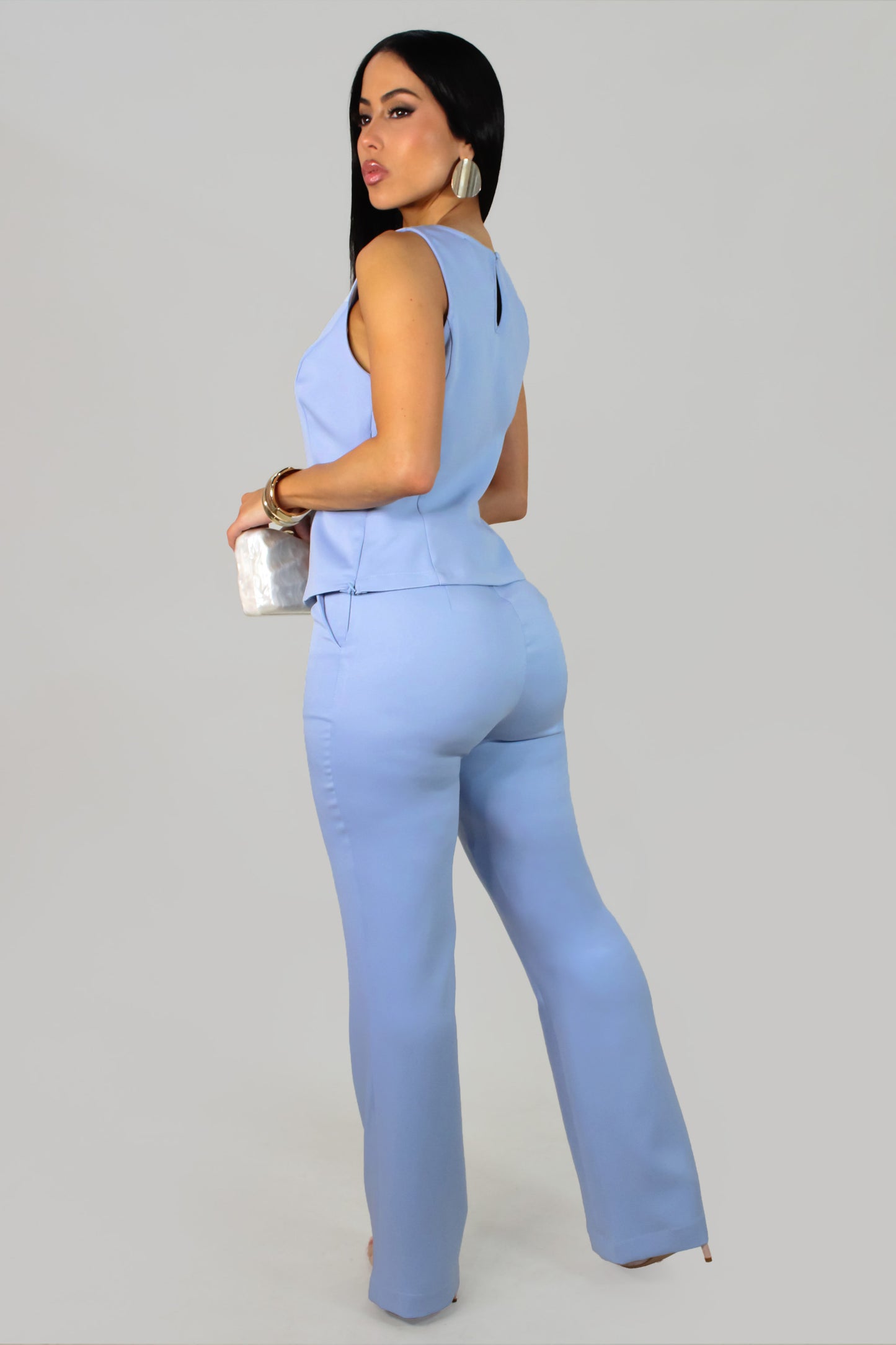 Afternoon Fun Pant Set - Blue
