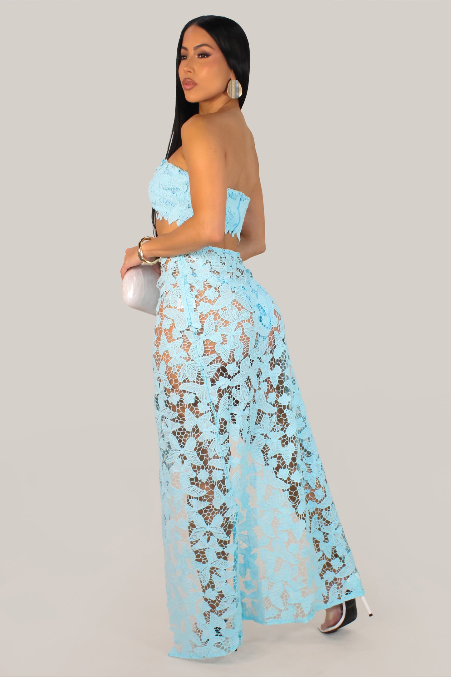 Baja Babe Skirt Set - Blue