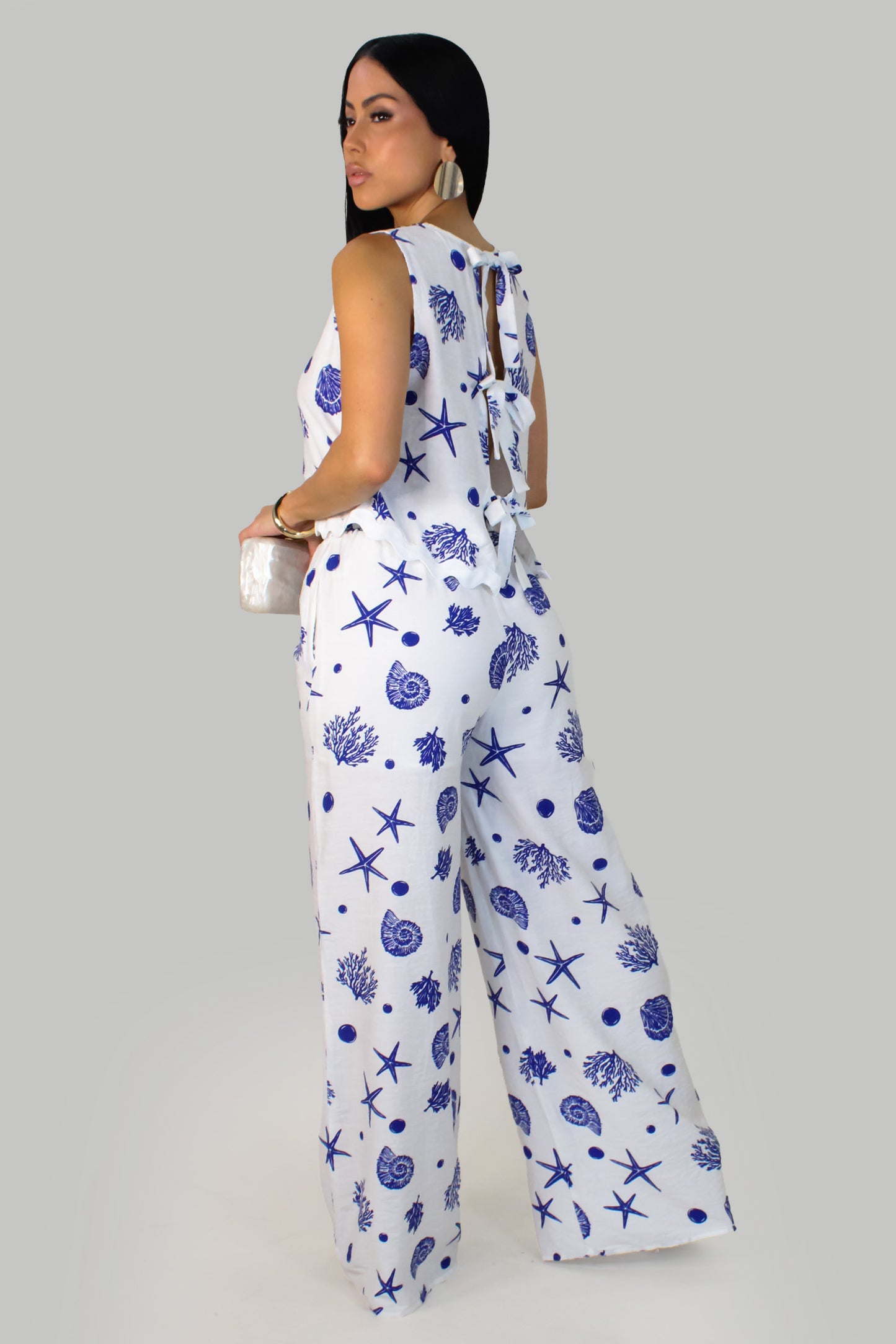 Iconic Star Pant Set - Blue