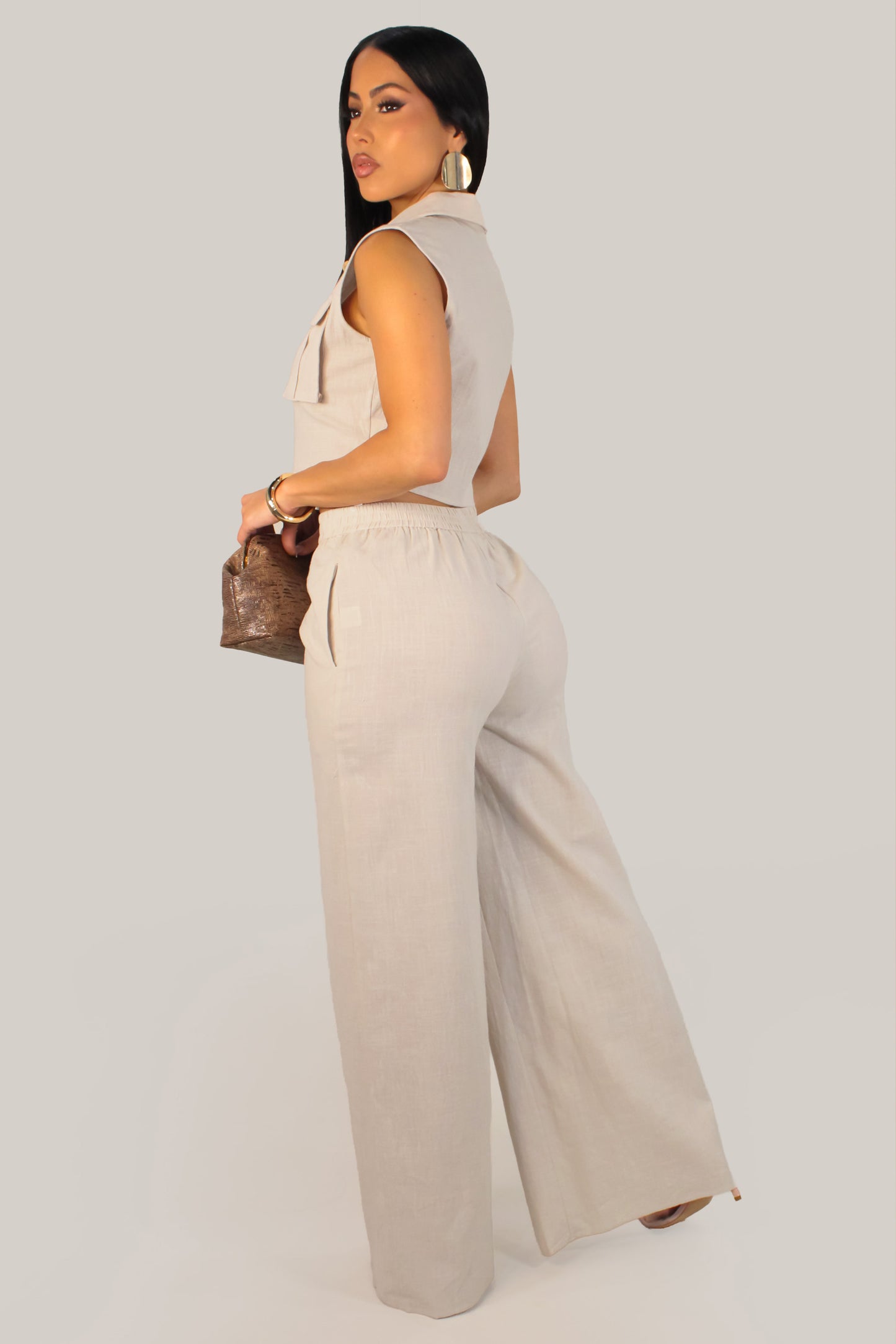 Saturday Morning Pant Set - Oatmeal