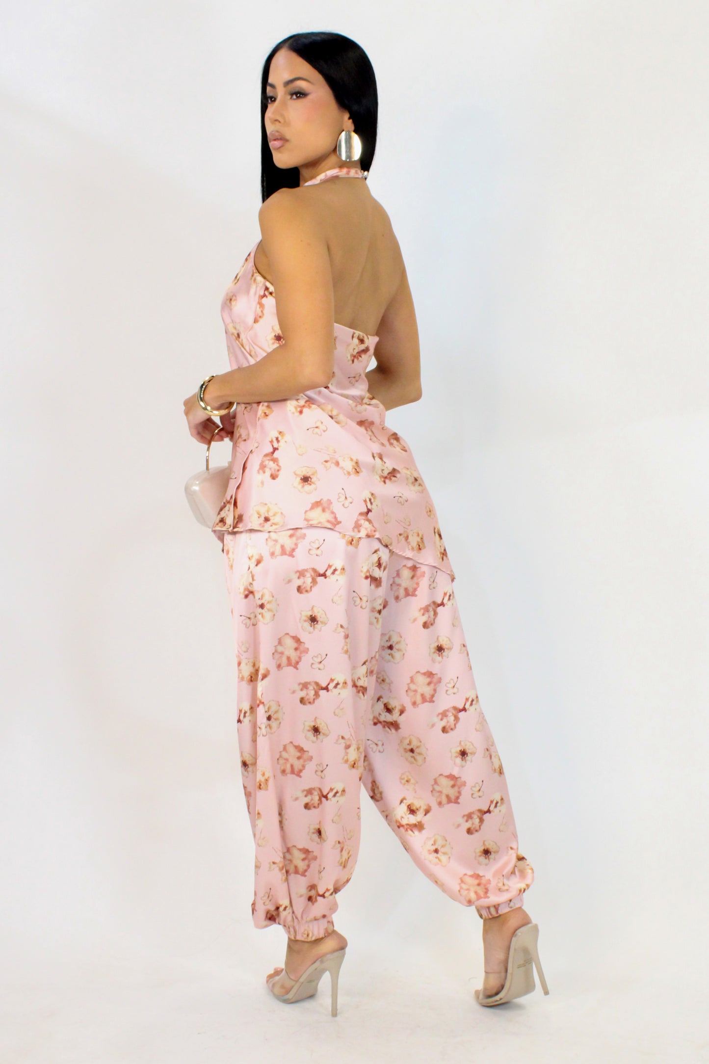 Say Nothing Pant Set - Pink