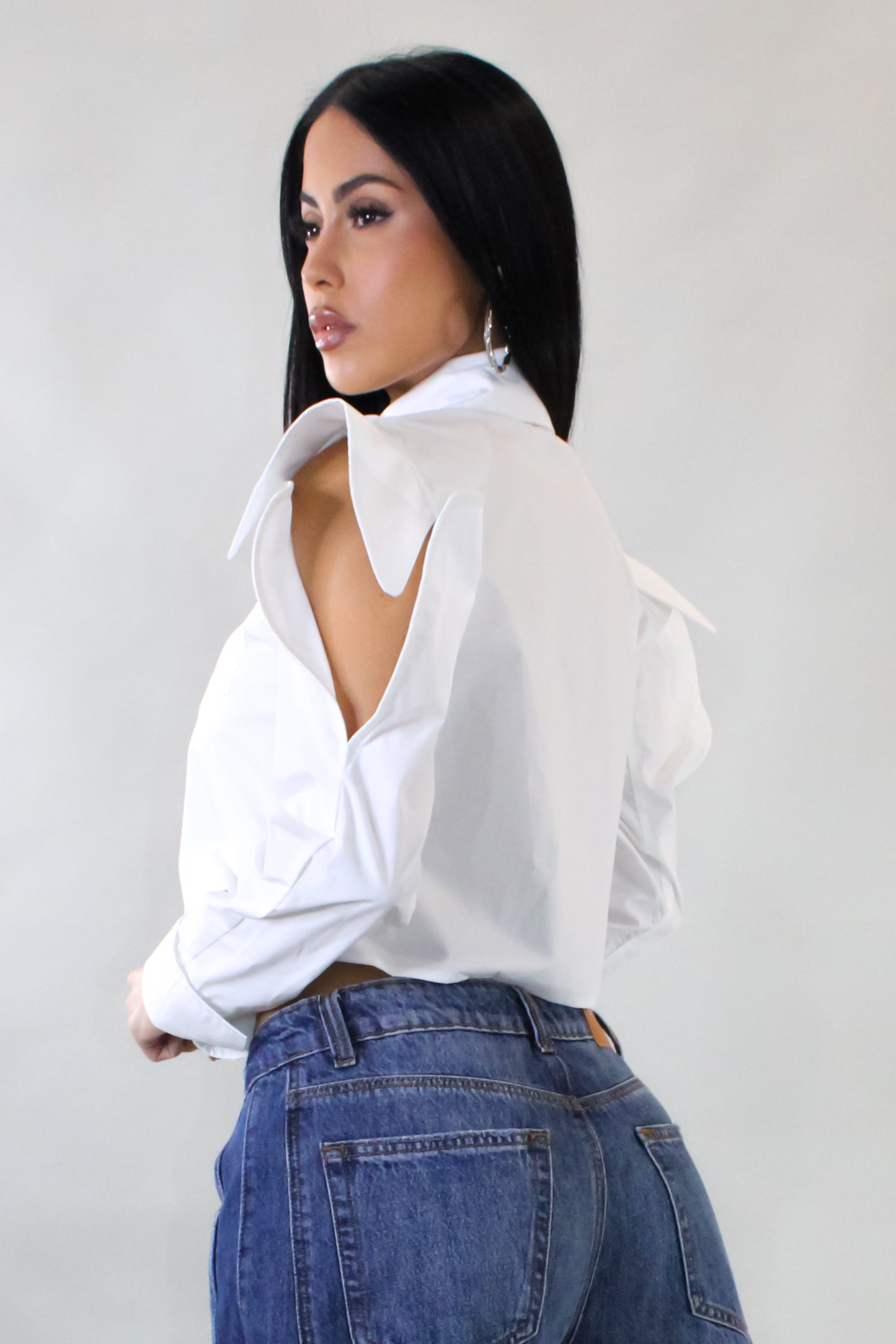 In True Fashion Crop Top  - White