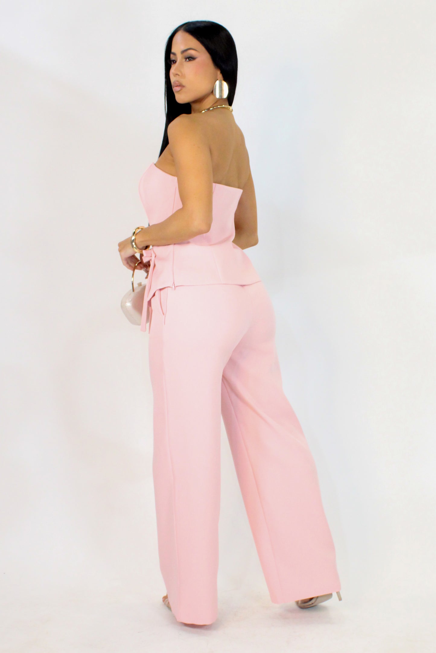 In The Mood Pant Set - Pink