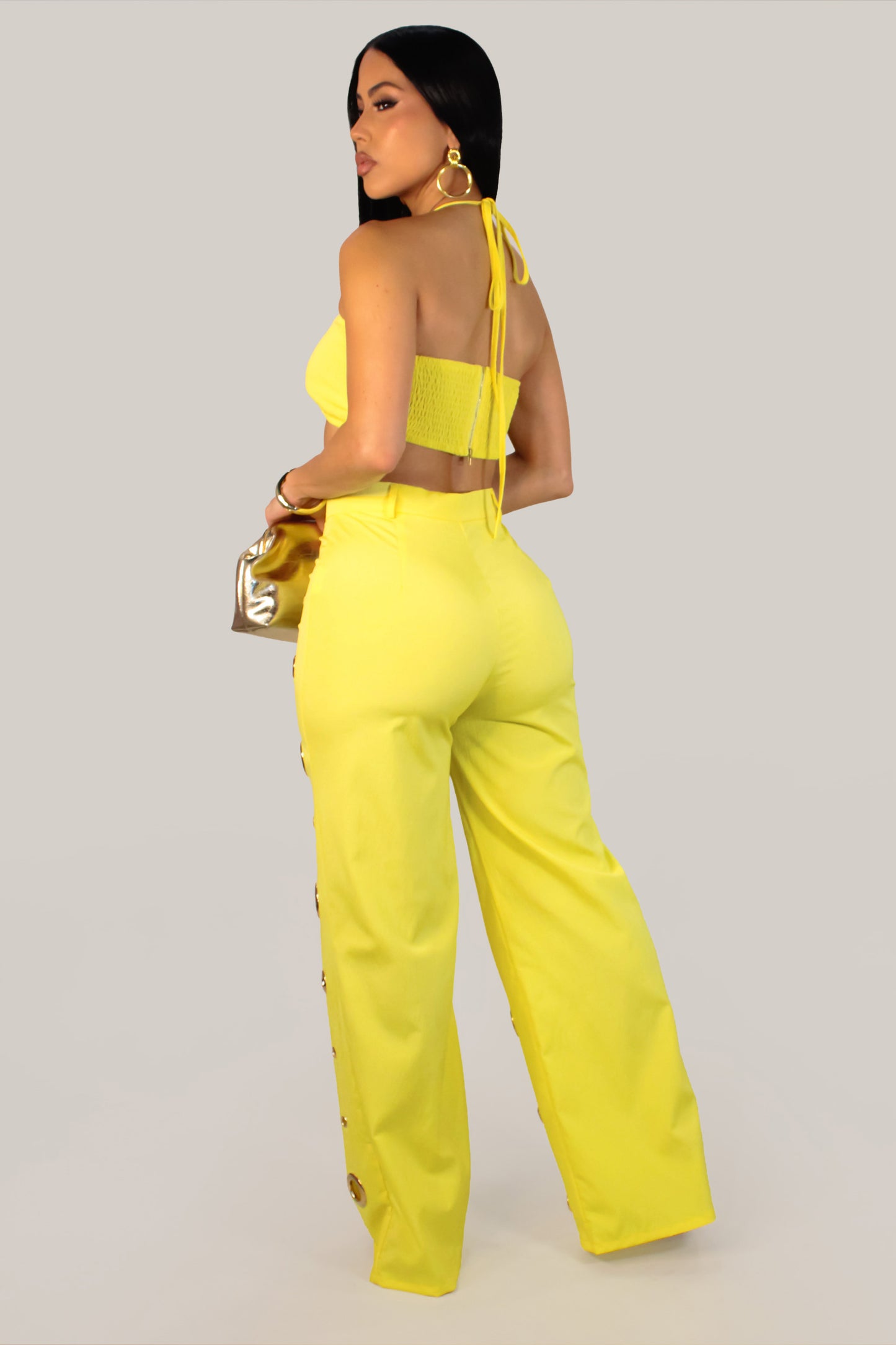 Scenic Pant Set - Yellow