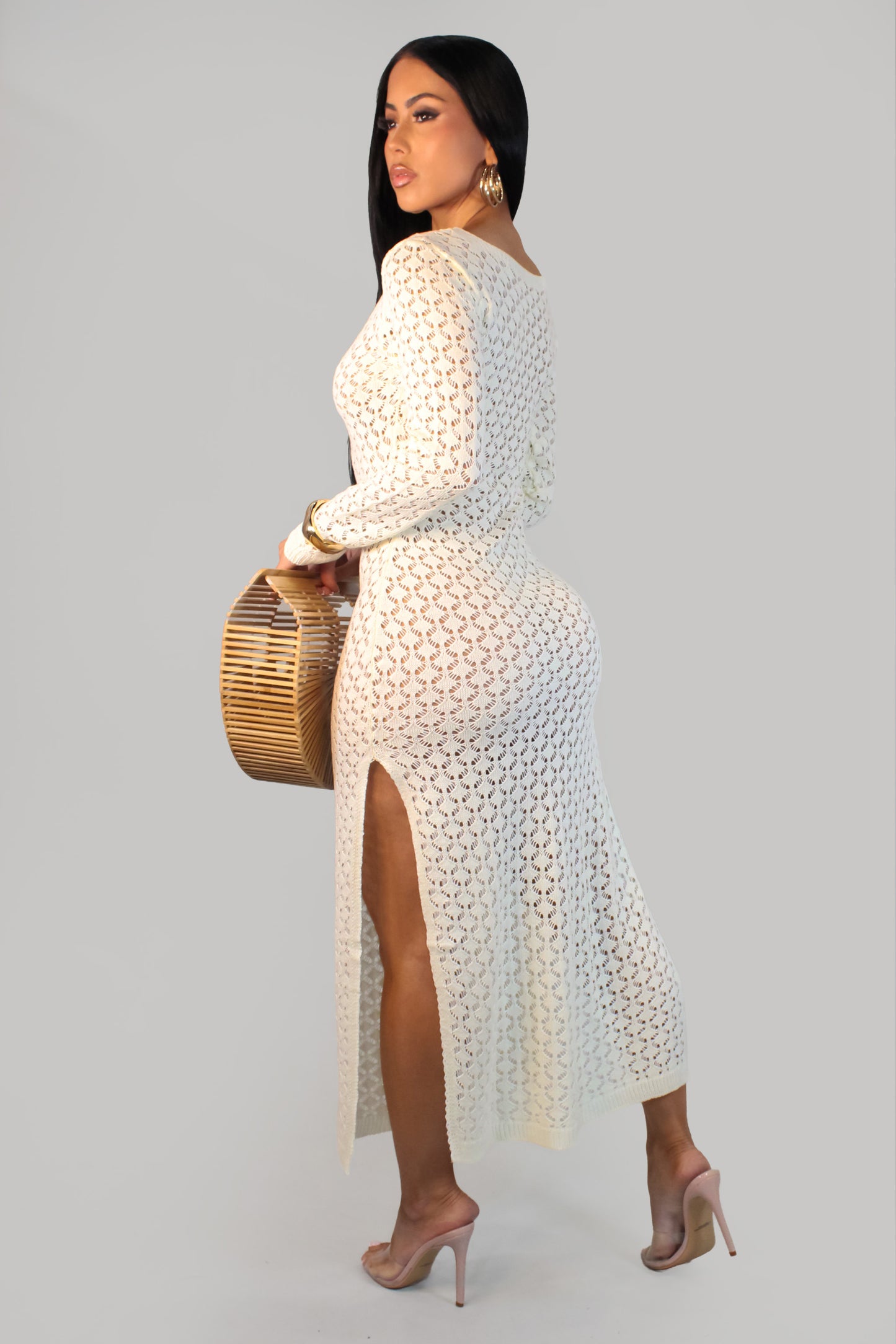 Fidji CoverUp Dress. White