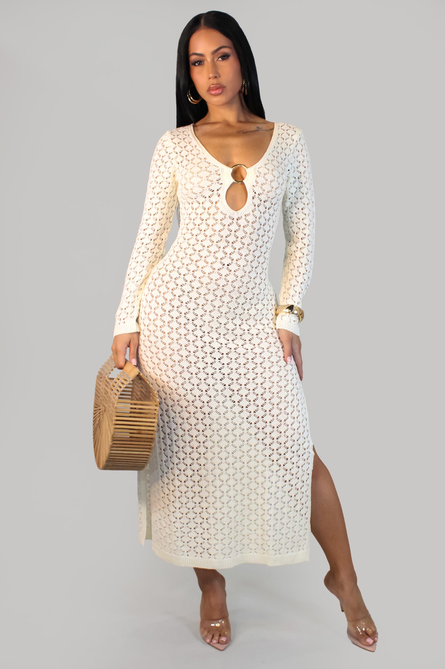 Fidji CoverUp Dress. White