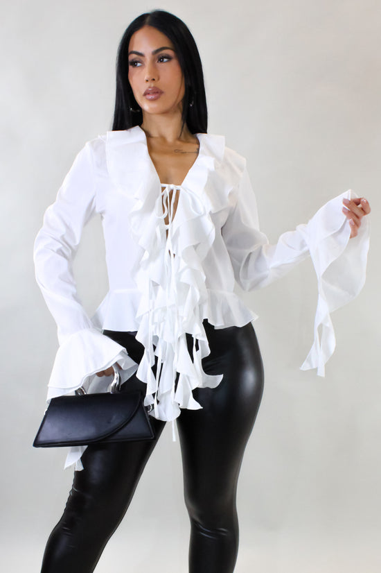 Craving More Blouse - White