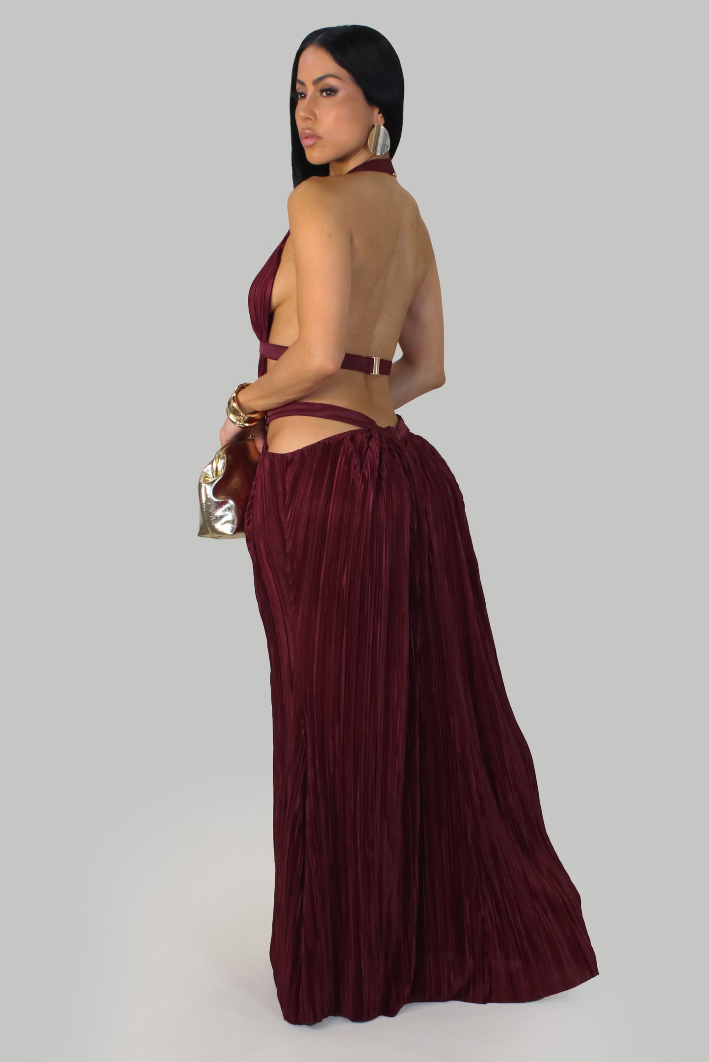 Romantic Midi Dress -Red