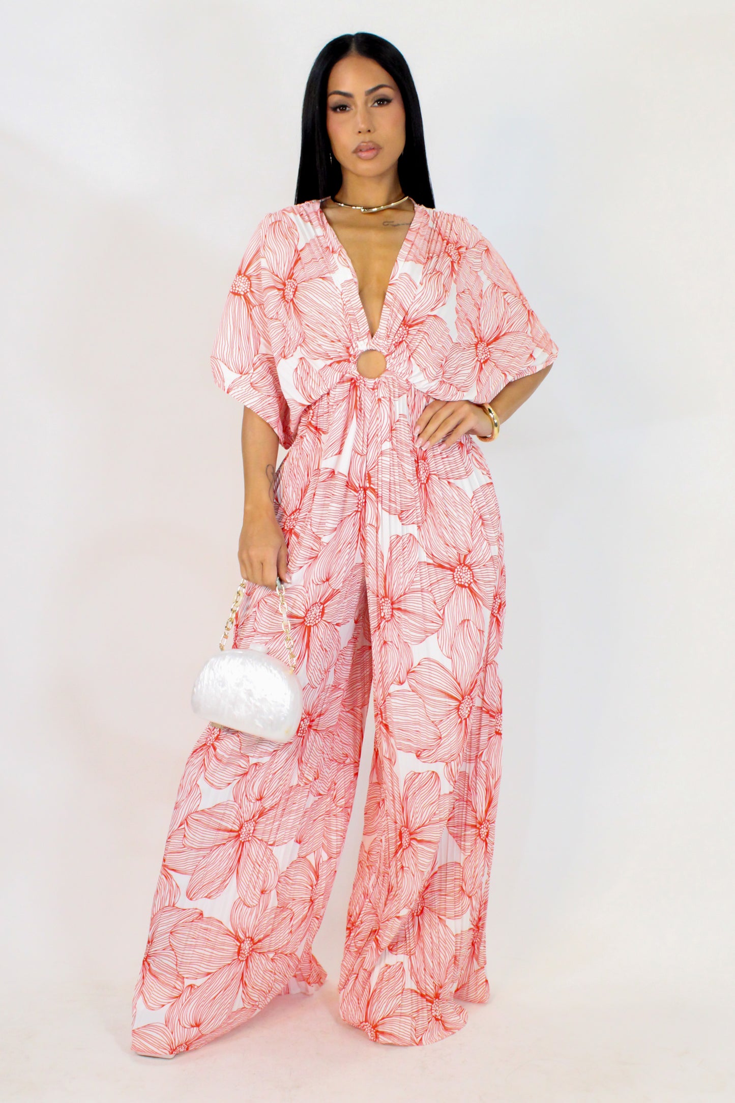 First Time Jumpsuit - Orange