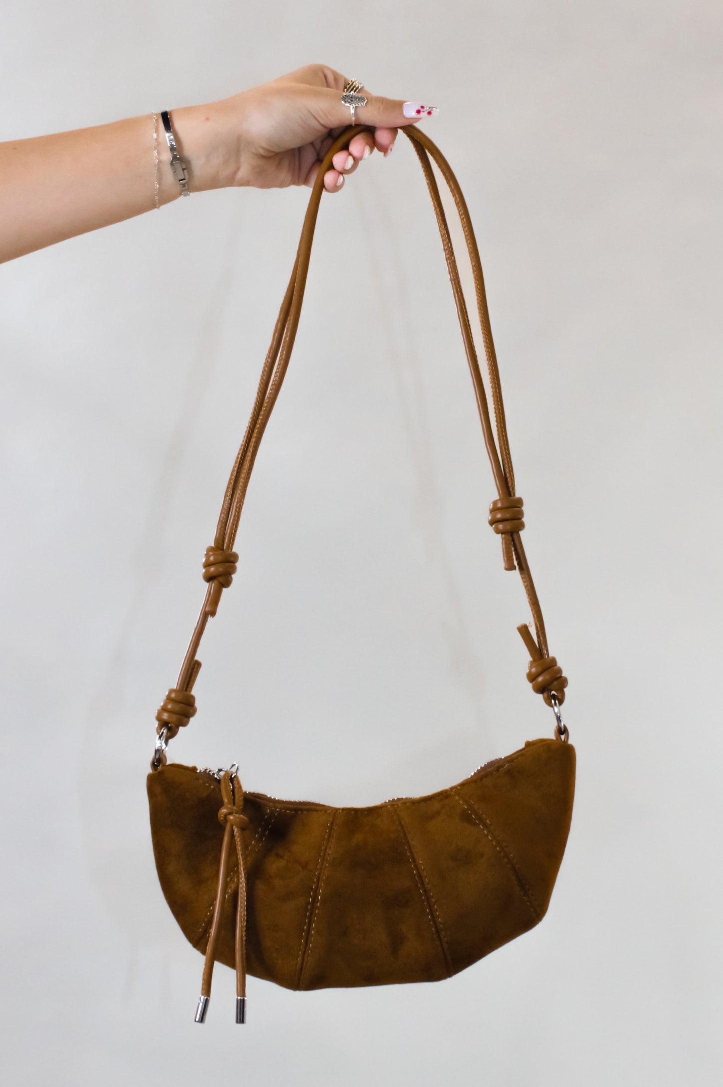 Picnic Date Purse - Brown - Black
