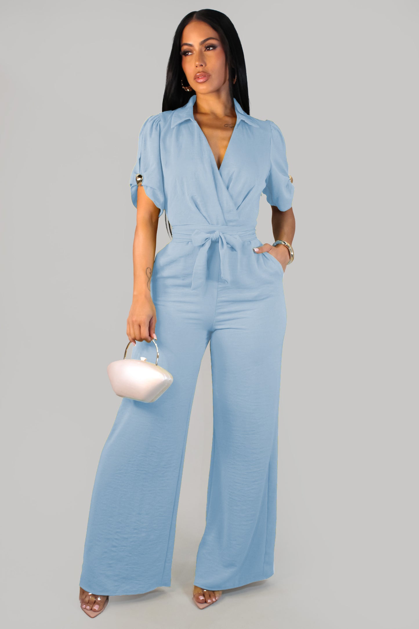 Sol Crush Jumpsuit -Blue