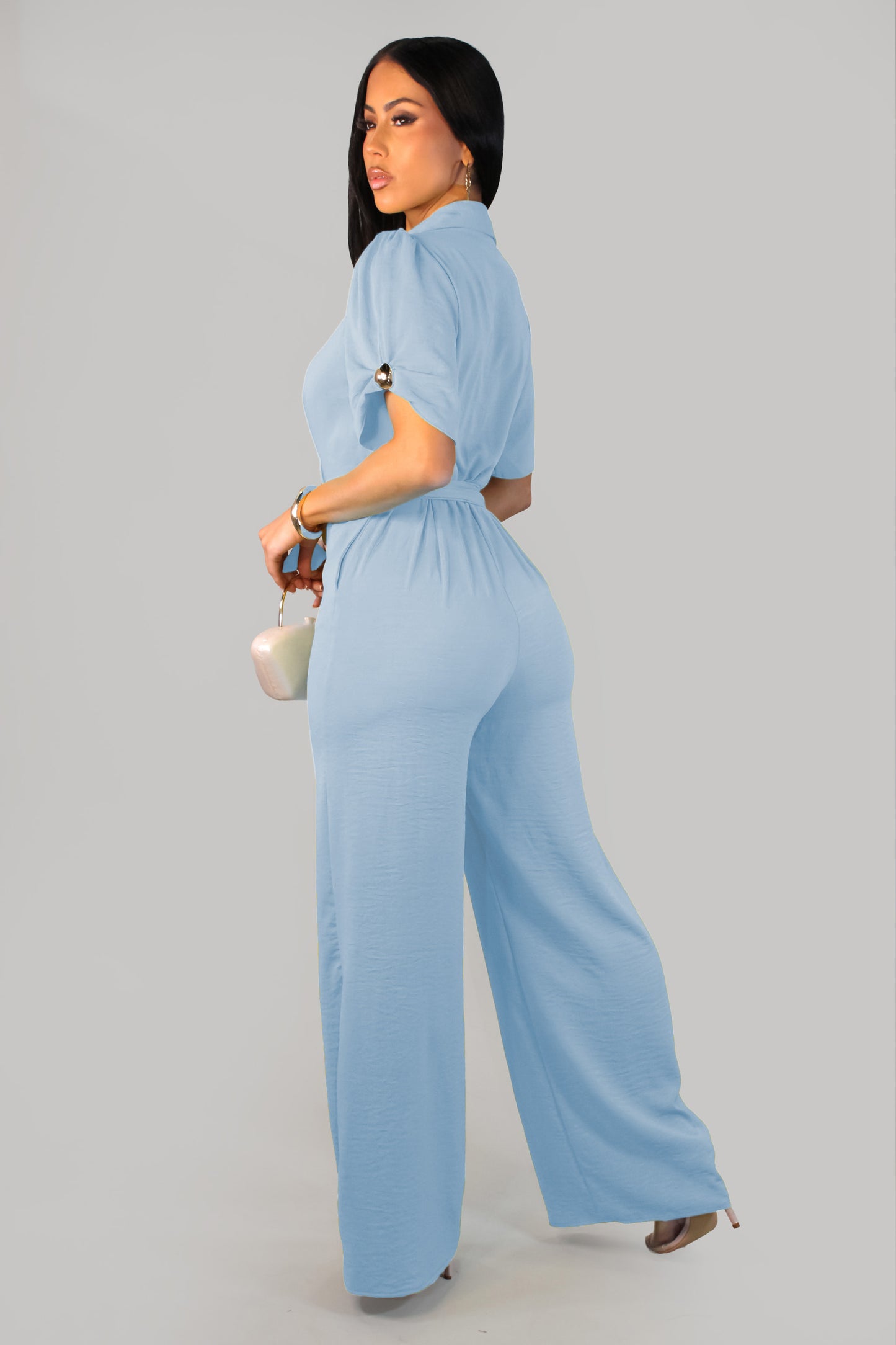Sol Crush Jumpsuit -Blue
