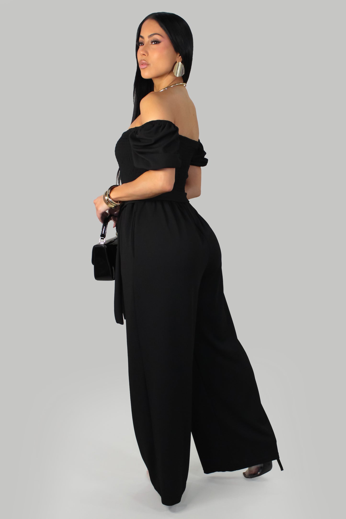 Weekend Walk Jumpsuit - Black