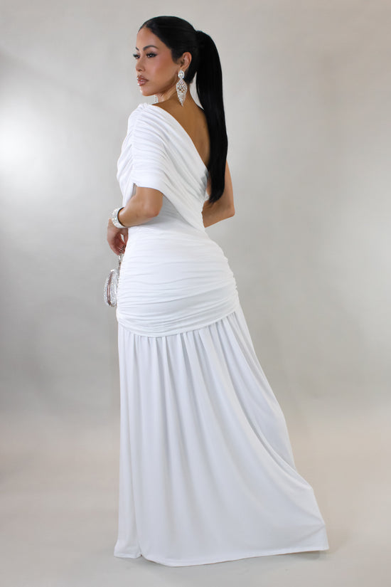 Take Me Home Maxi Dress- White