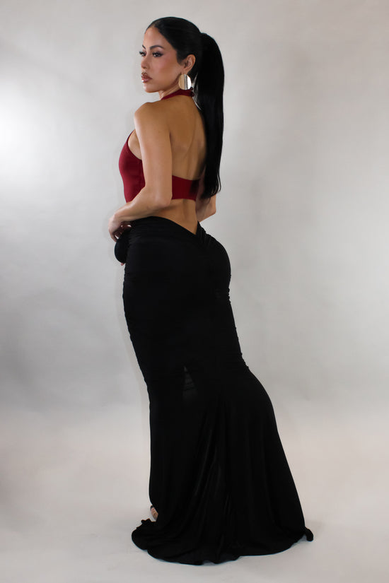 Take It Slow Maxi Dress - Red