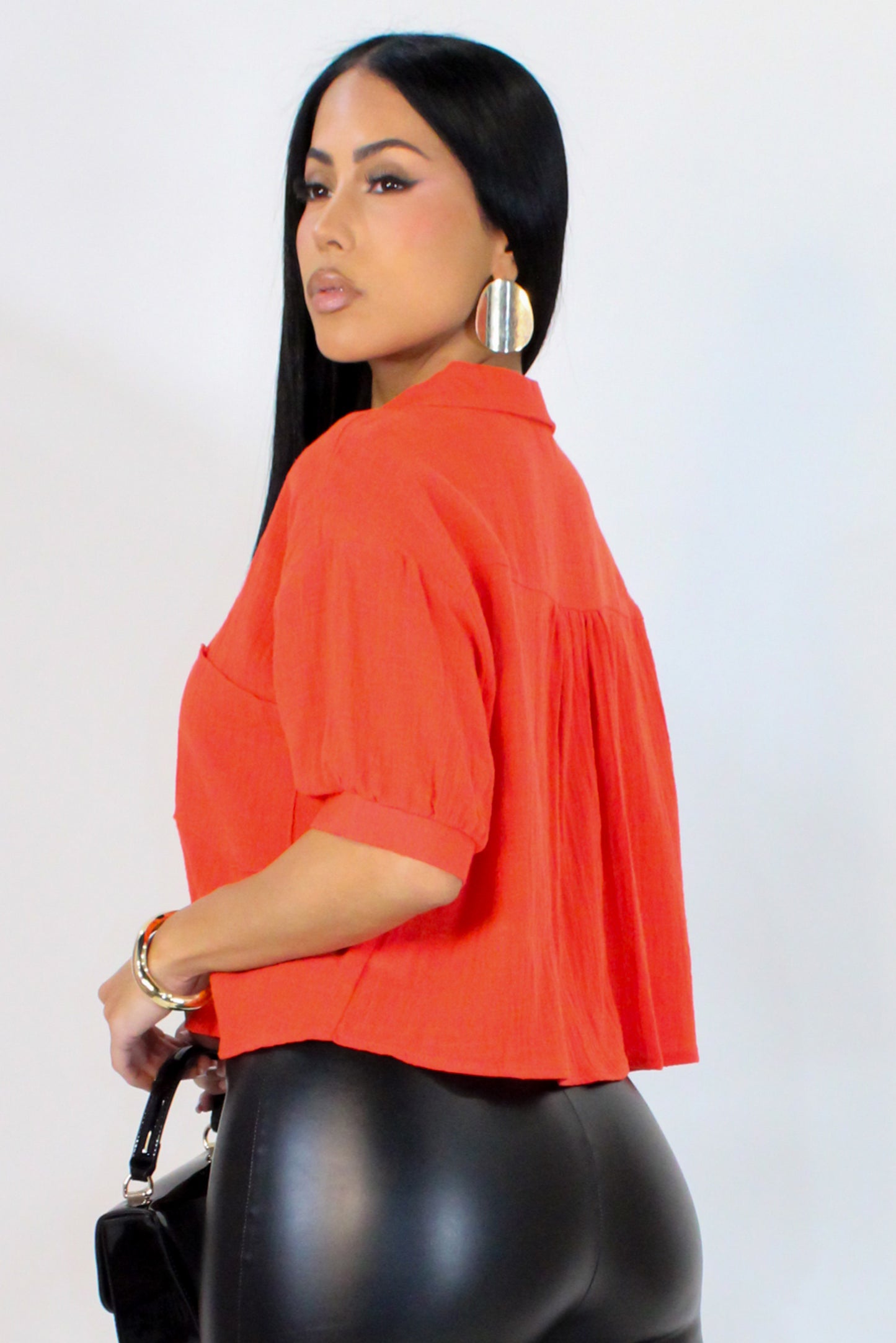 End Of Time Top - Orange