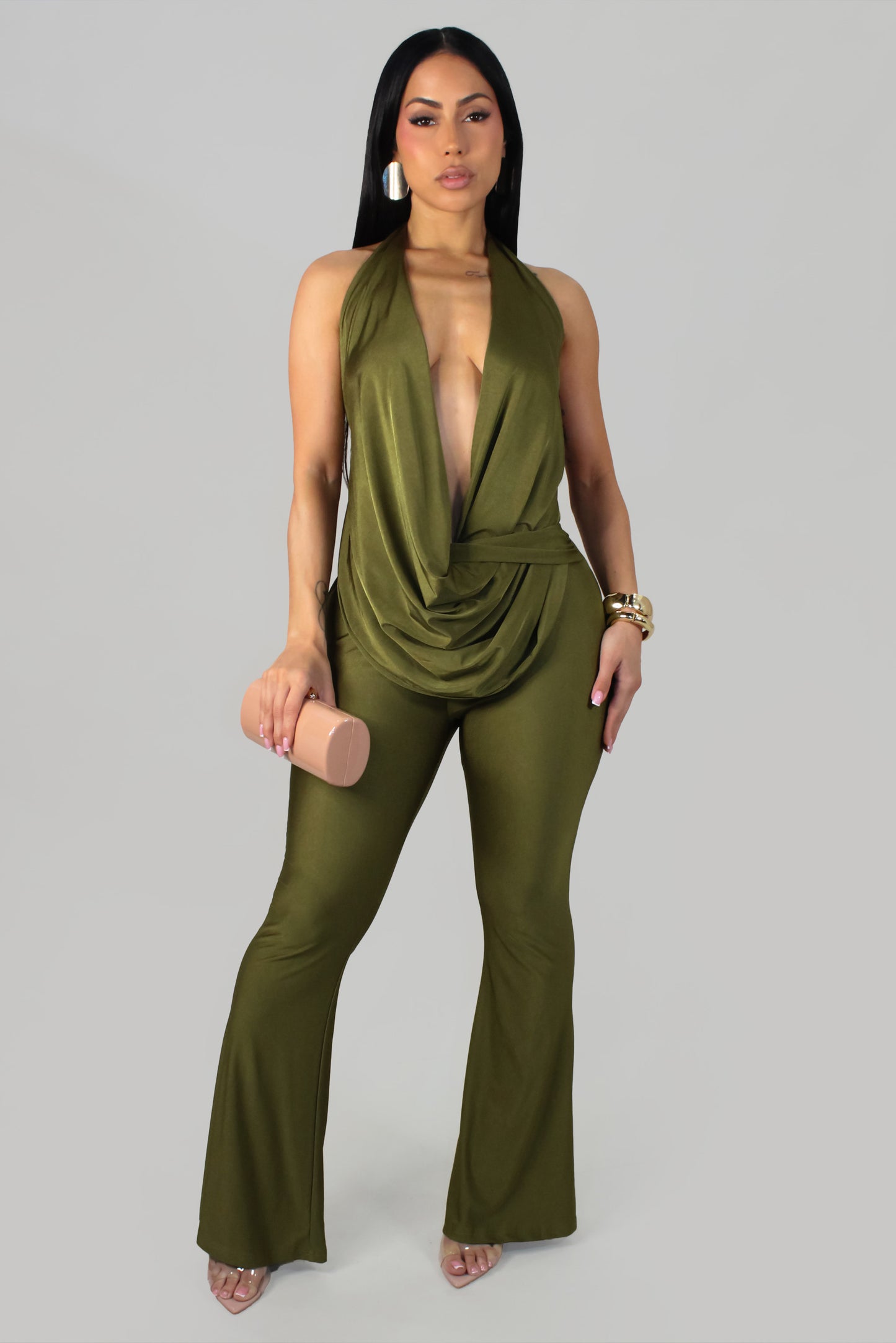 Maxine Jumpsuit - Olive