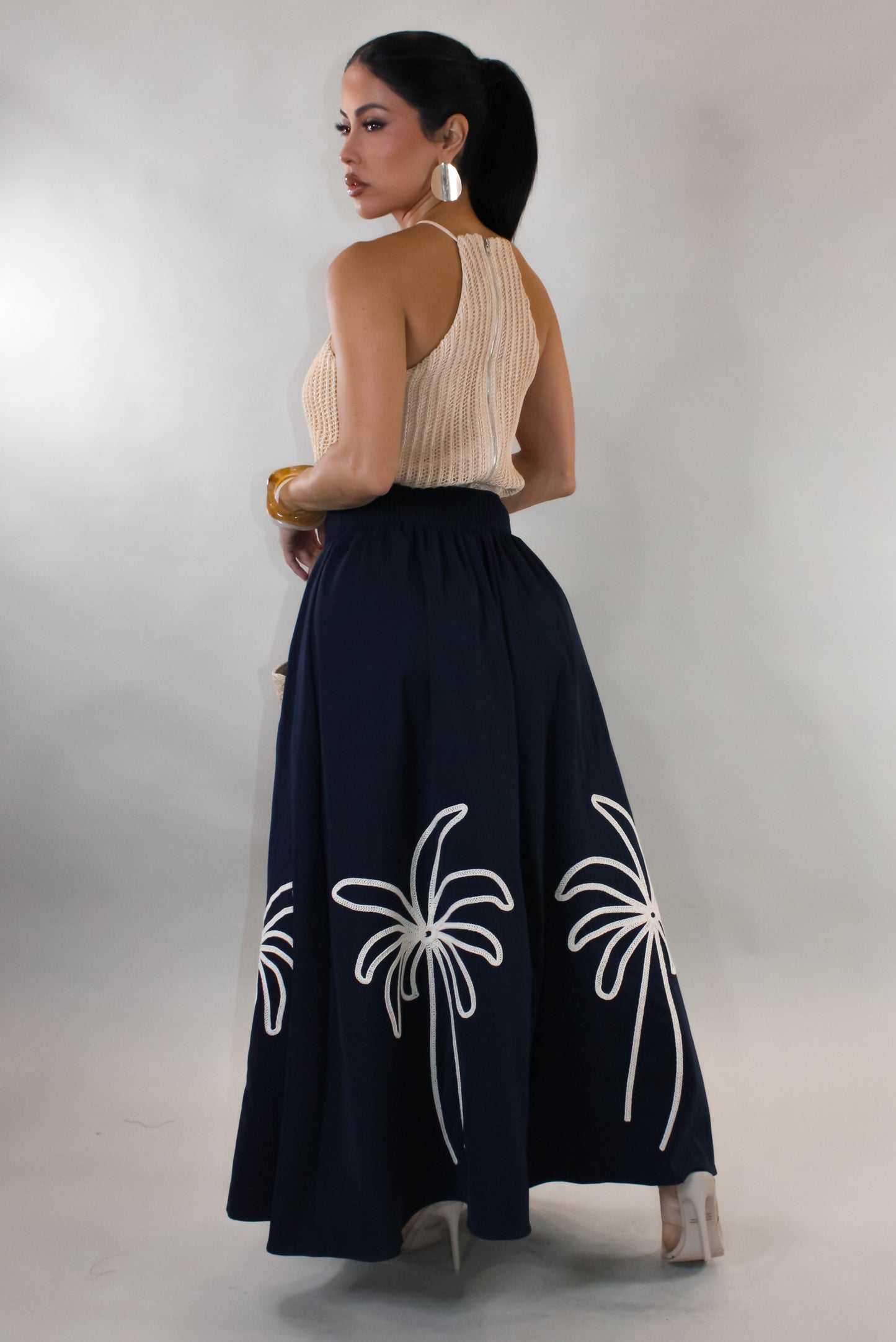 All About Timing Skirt Set - Khaki