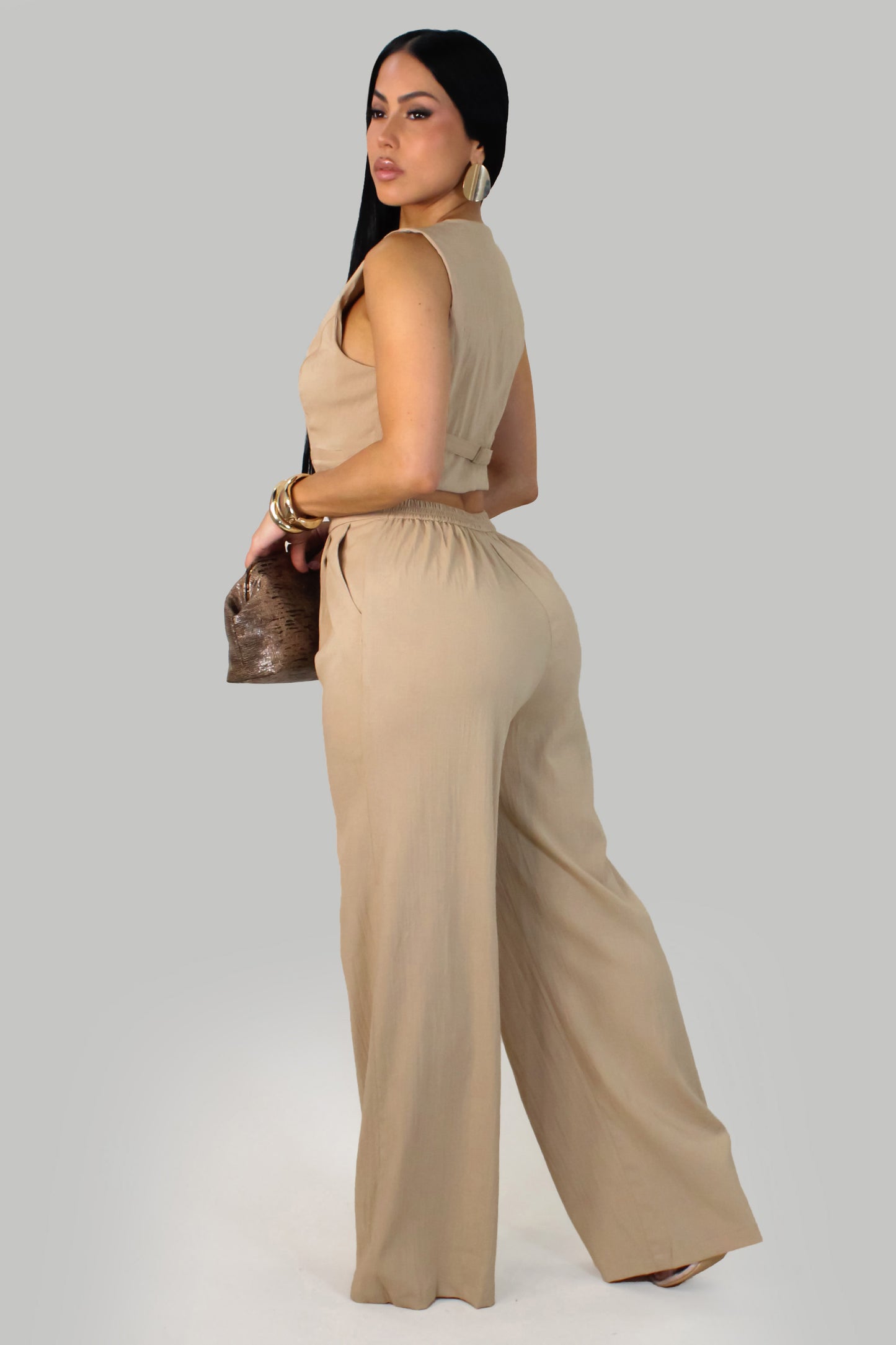 Ibiza Nights  Jumpsuit -Cream