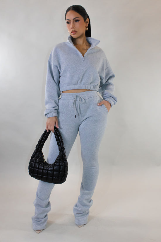 The Traveling Jogger Set - Grey
