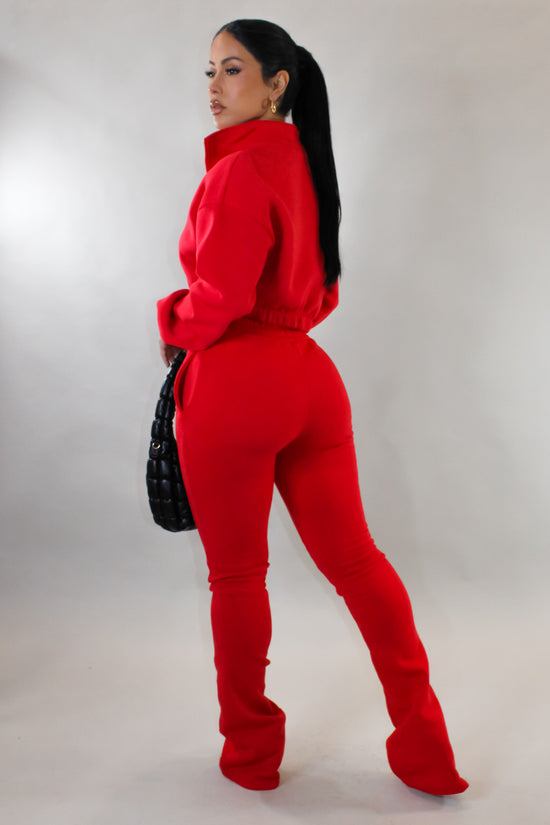 The Traveling Jogger Set - Red