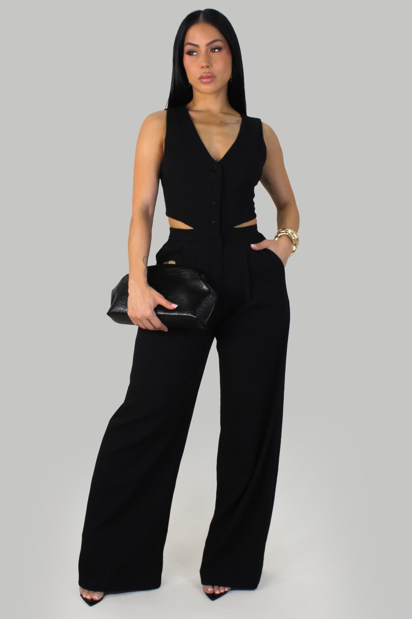 Ibiza Nights  Jumpsuit -Black