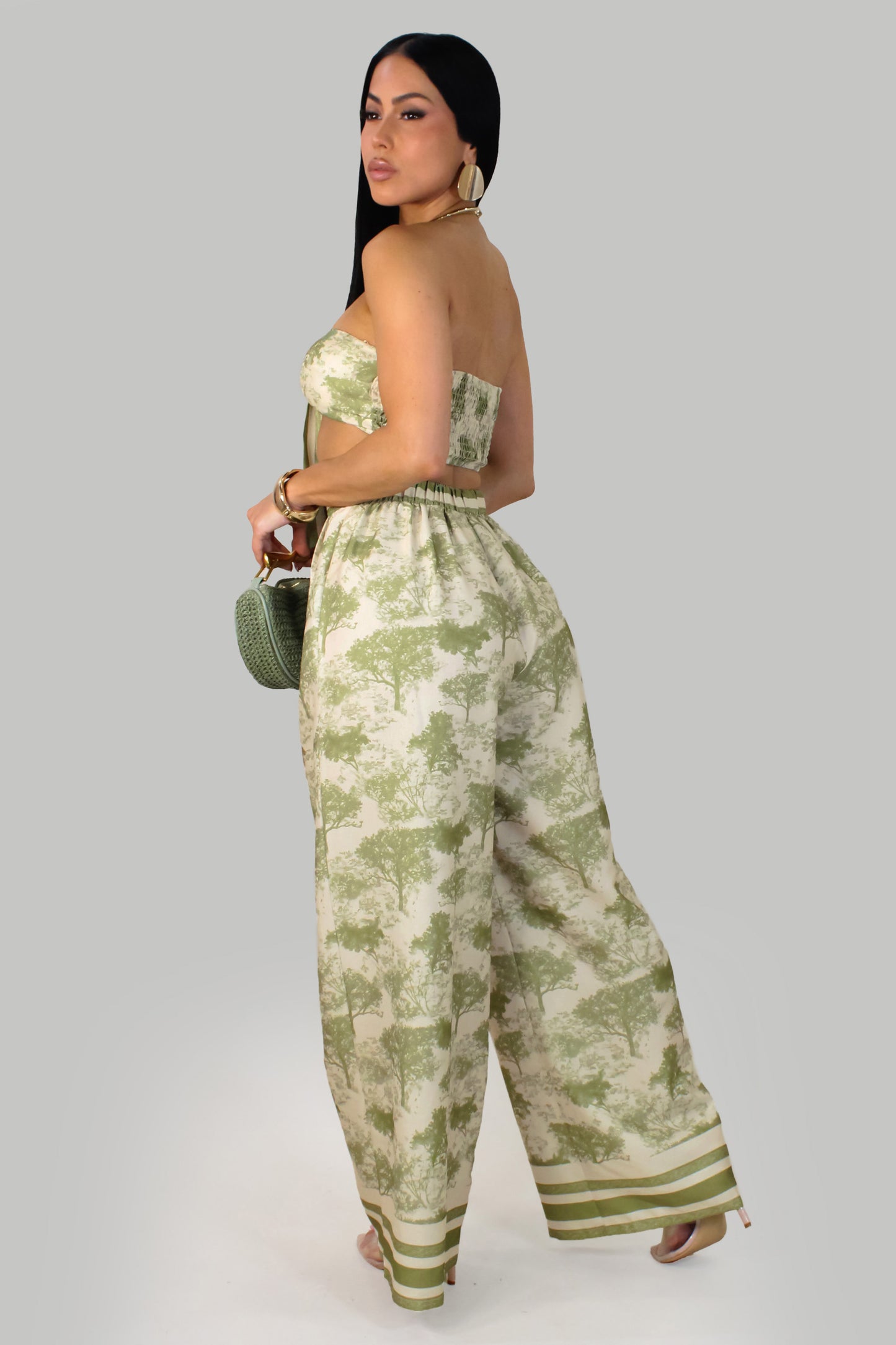 Whispering Pant-Set - Sage