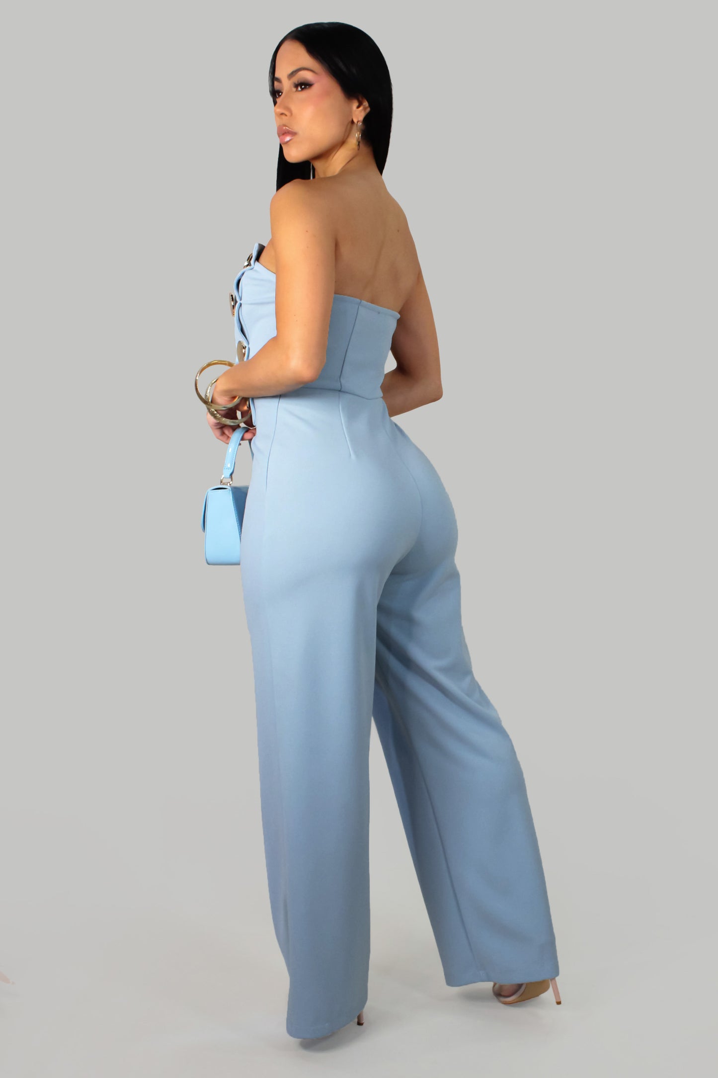 Maxime's Entrance Jumpsuit - Blue