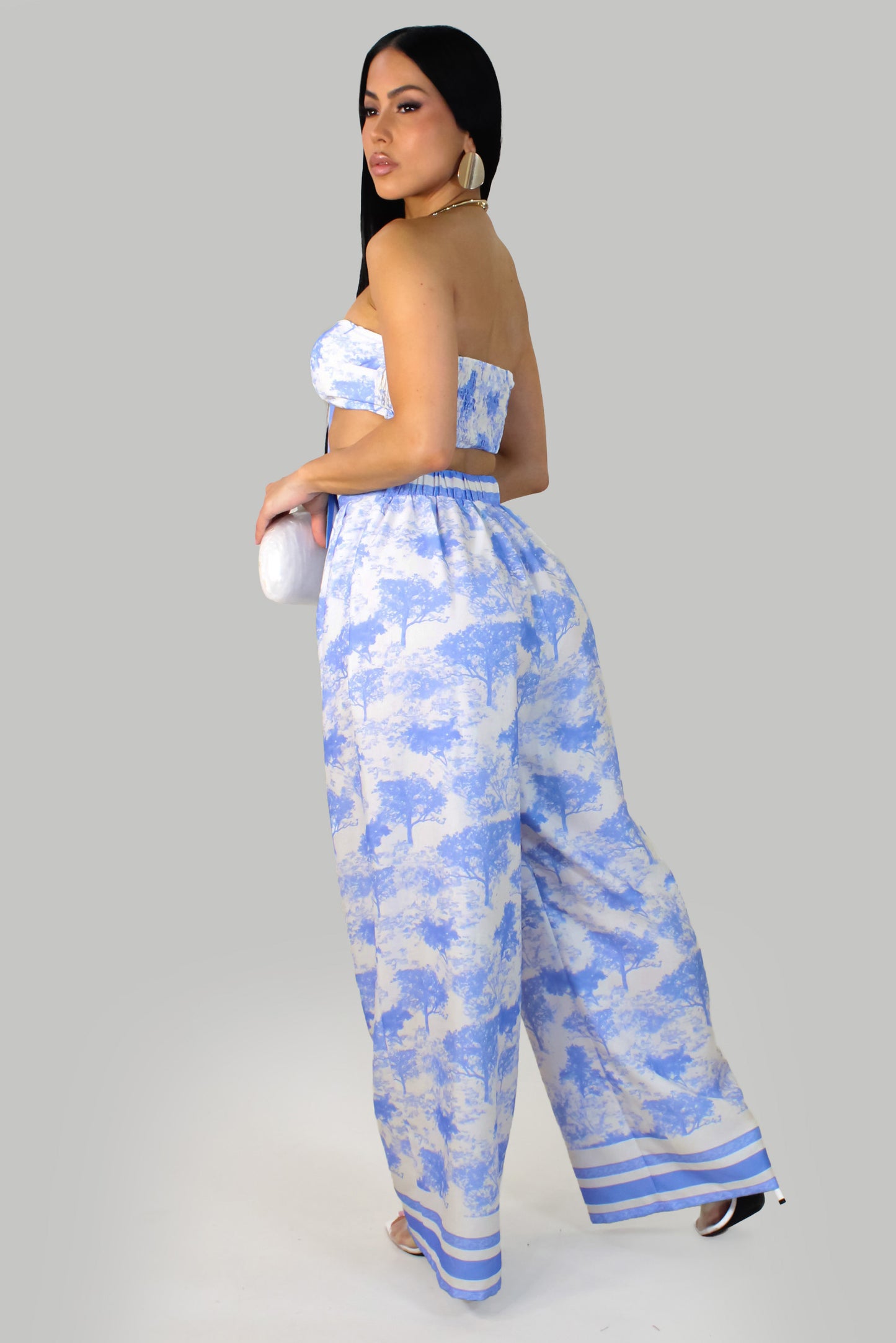 Whispering Pant-Set - Blue