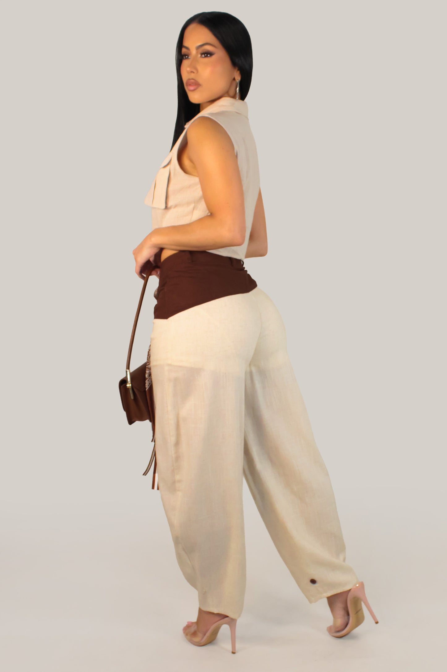 On The Edge Pants - Beige