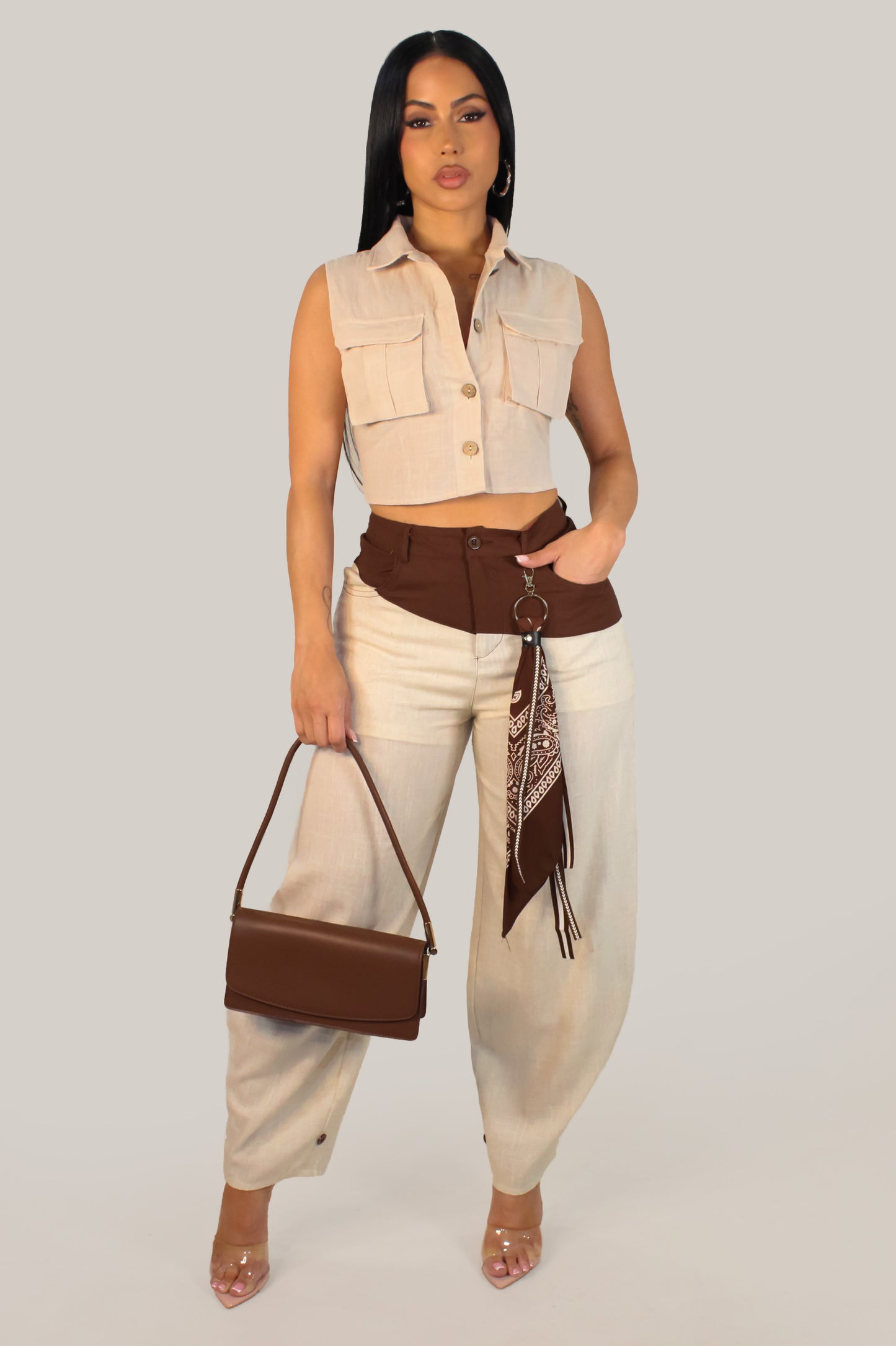 On The Edge Pants - Beige