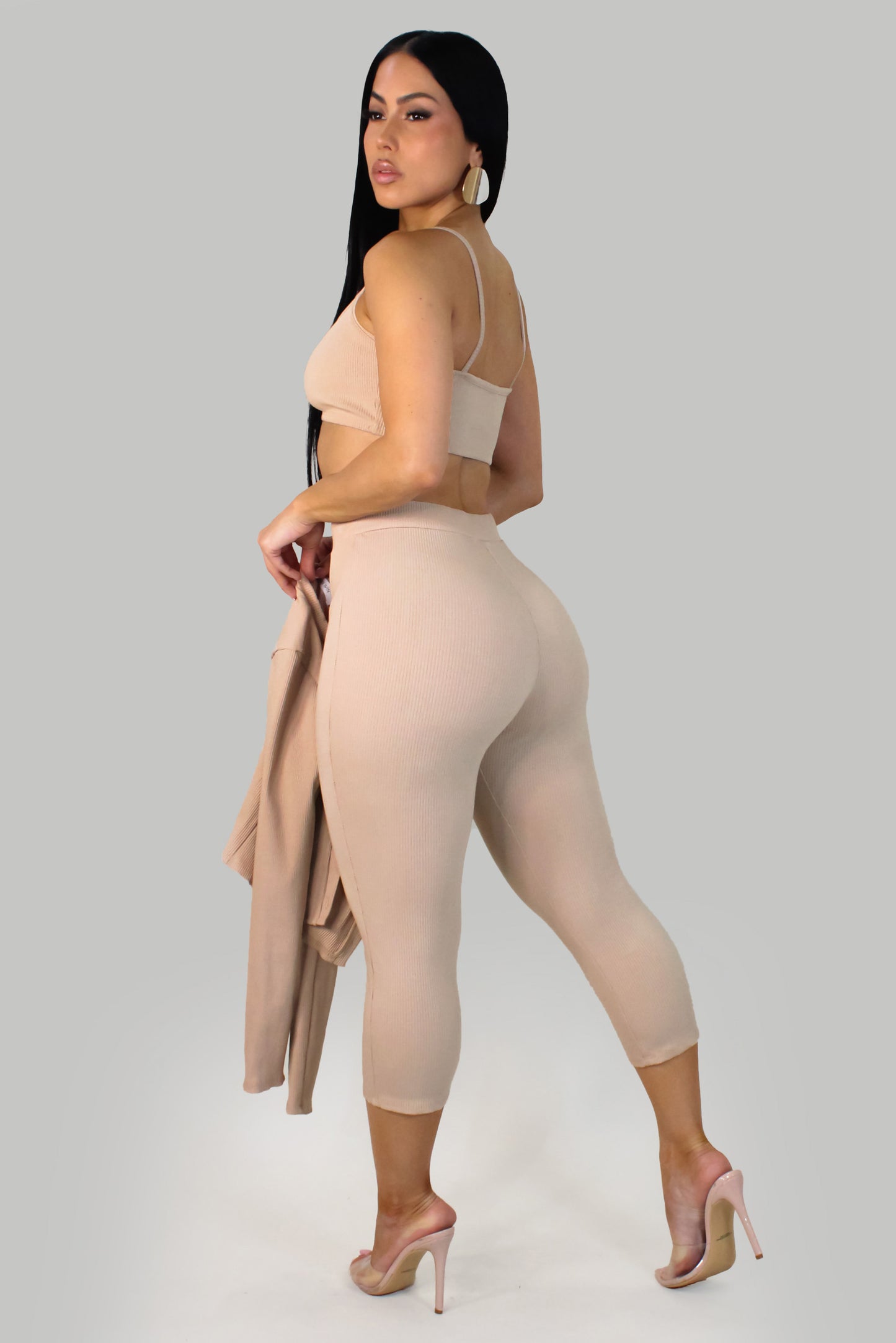 Soft Essence Pant Set - Cream