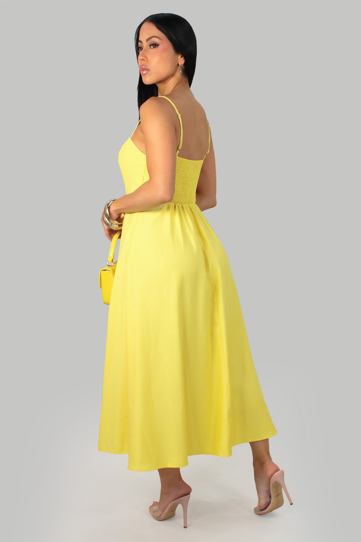 Veracruz  Dress - Yellow