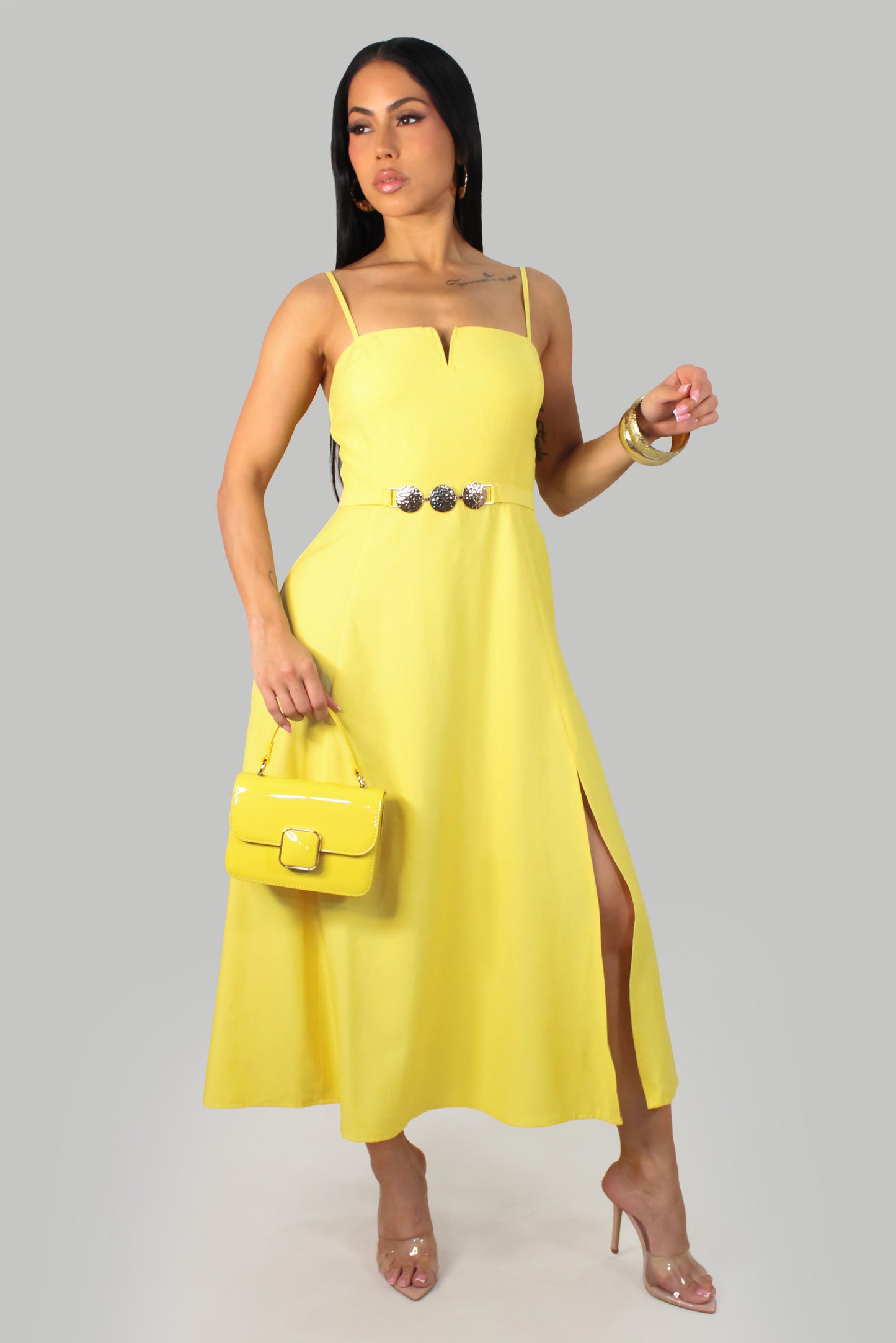 Veracruz  Dress - Yellow