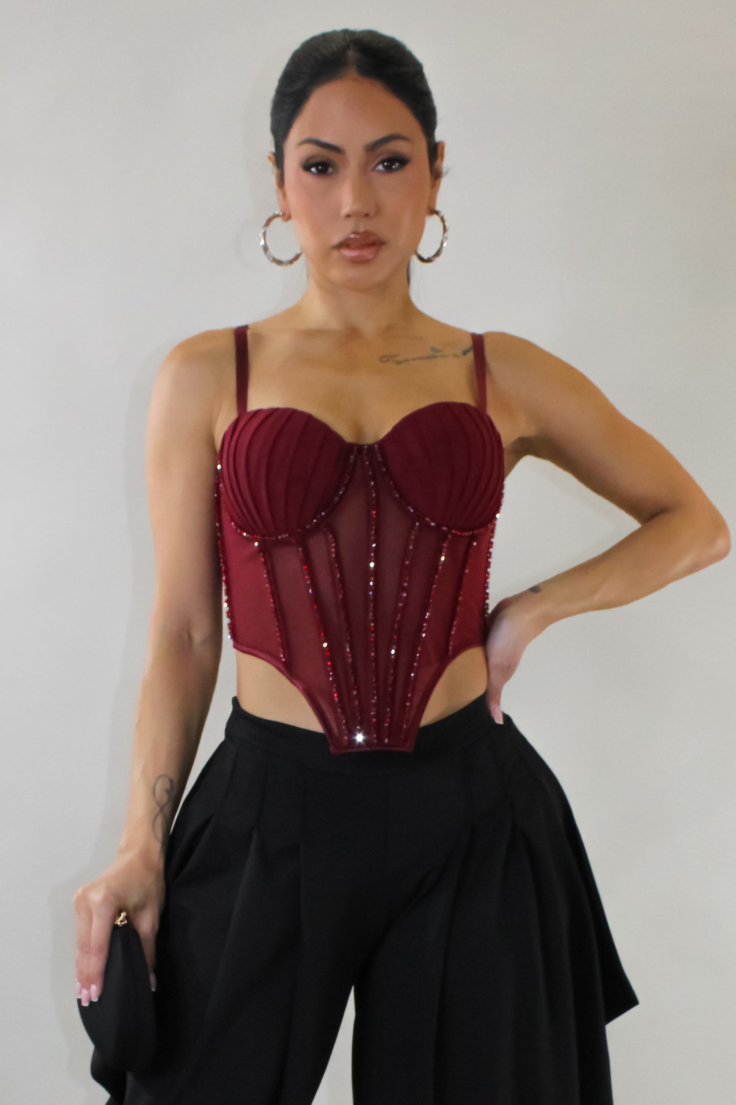 Bustier Top - Red