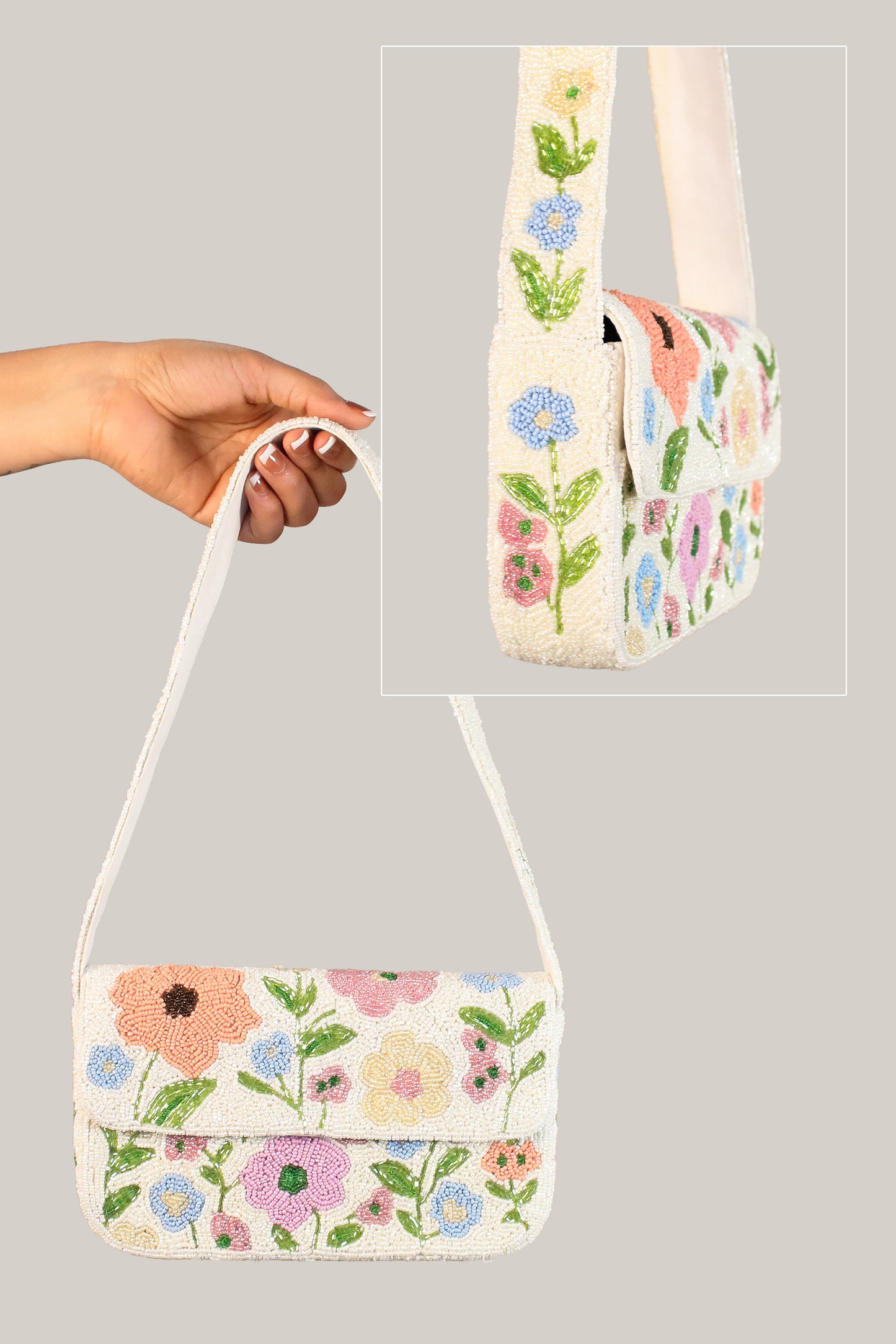 Louise's Purse - Cream