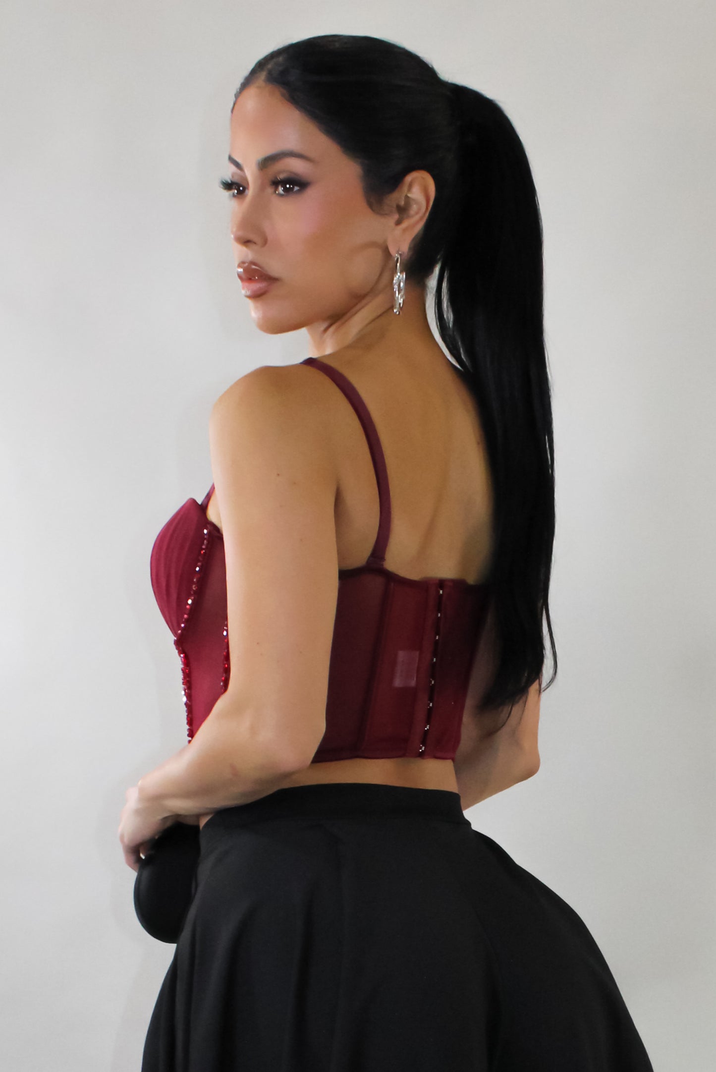Bustier Top - Red