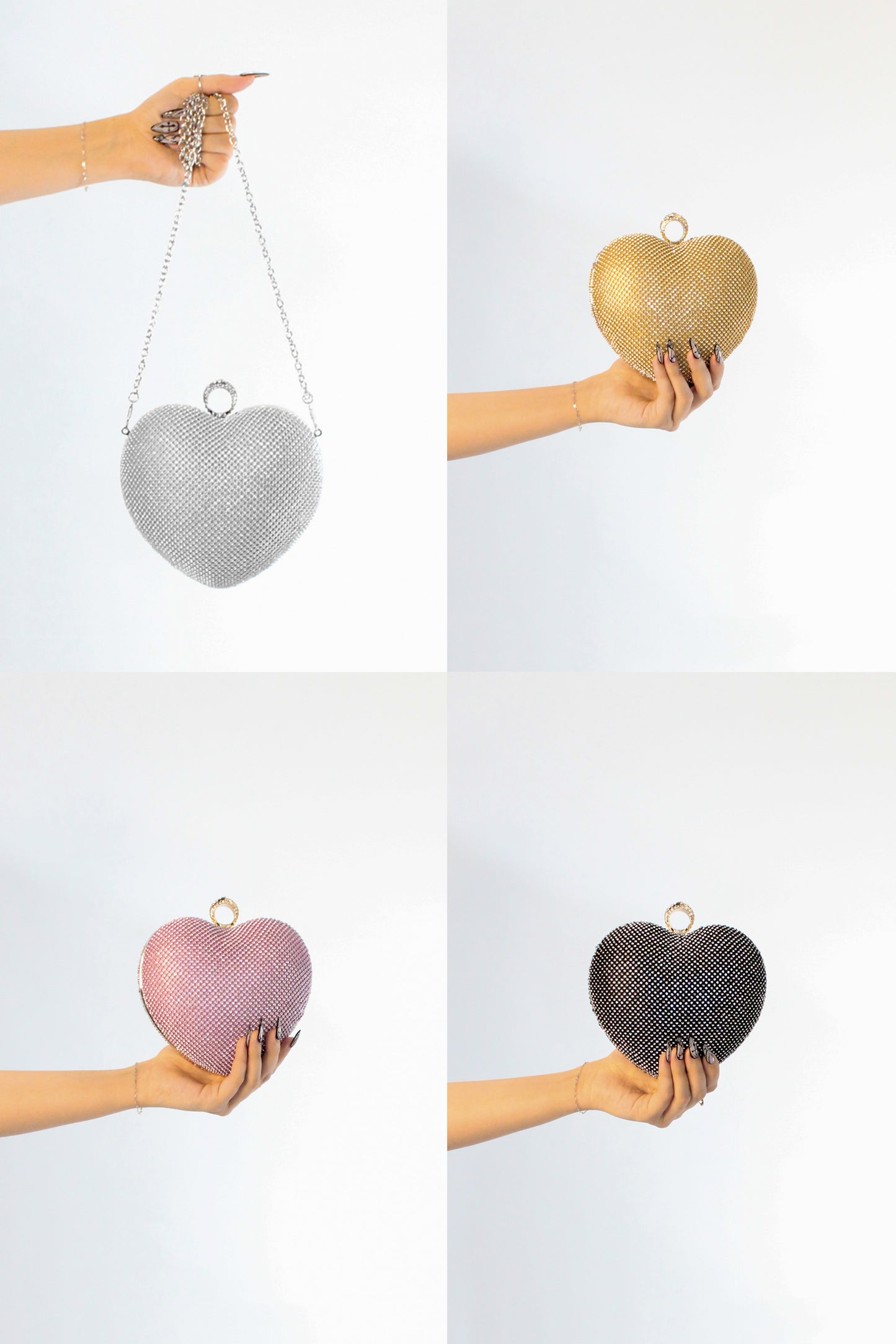 The Proposal Purse - Silver - Gold - Pink - Black