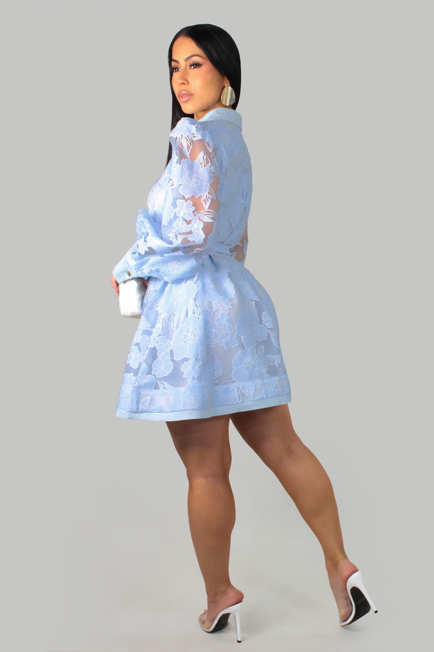 Specially For Brunch Dress - Blue