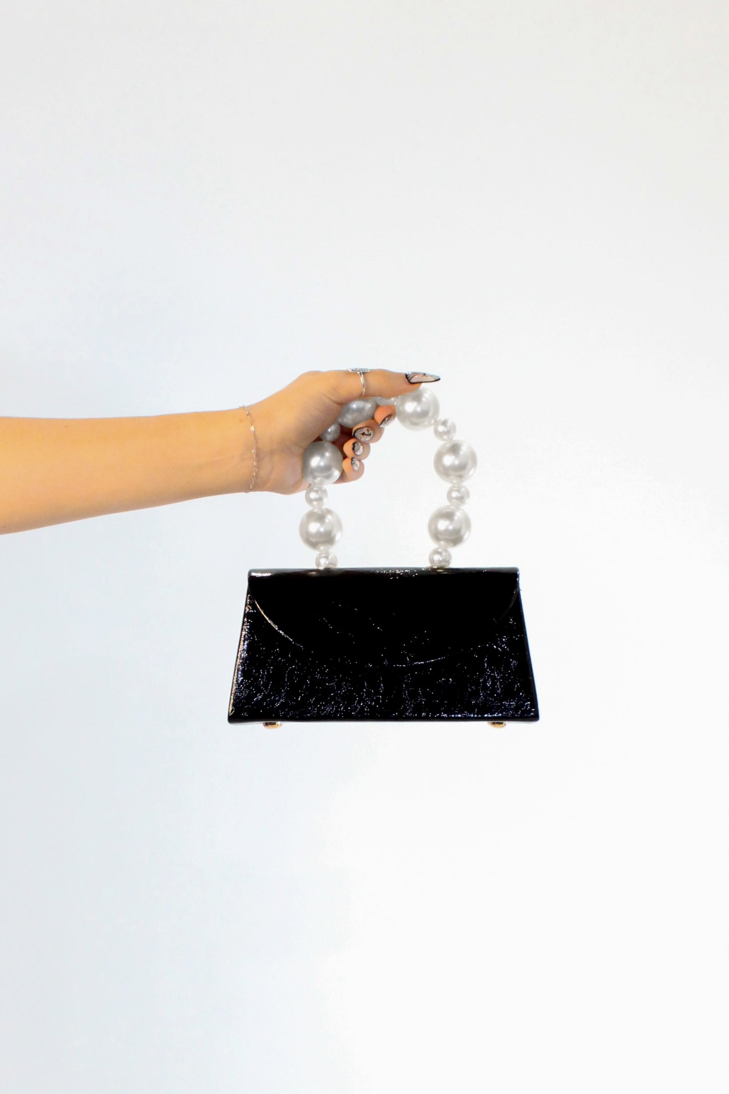 Stuck In A Dream Purse - Black - Gold