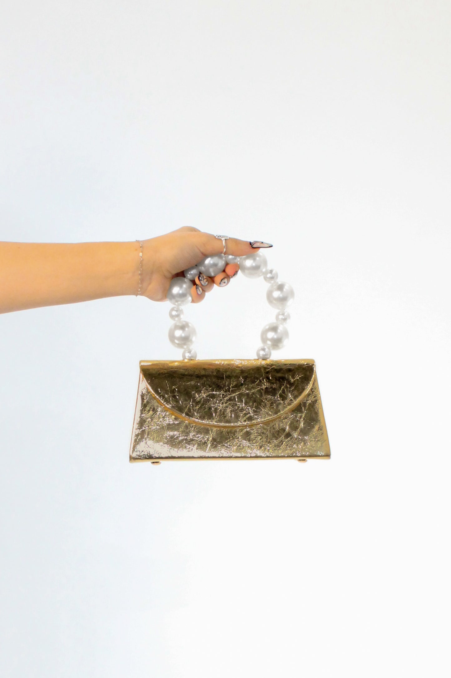 Stuck In A Dream Purse - Black - Gold