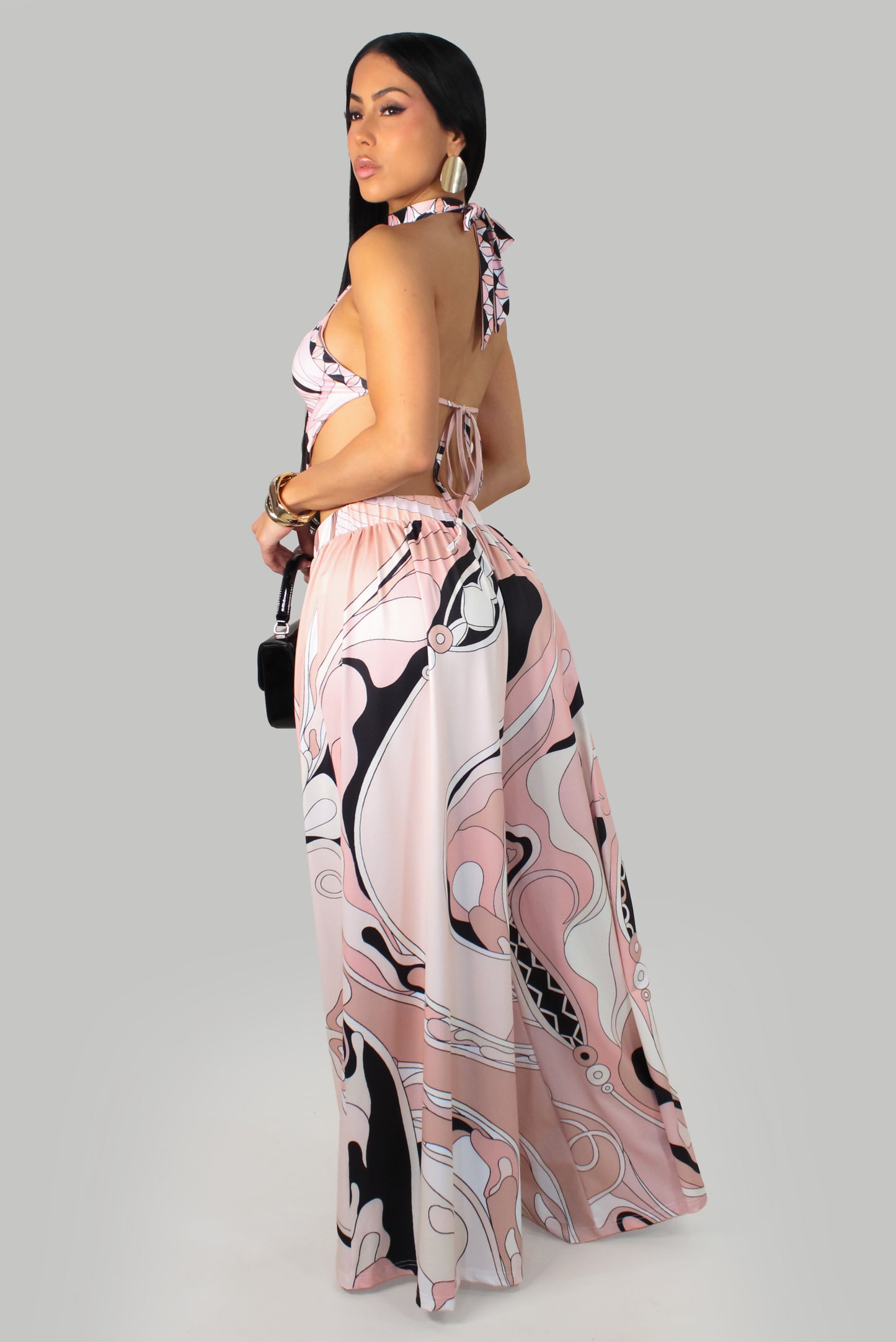 Arlen's Pant Set - Pink-Multi